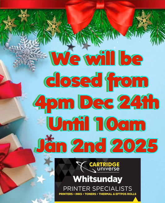 Merry Christmas - Cartridge Universe Whitsundays