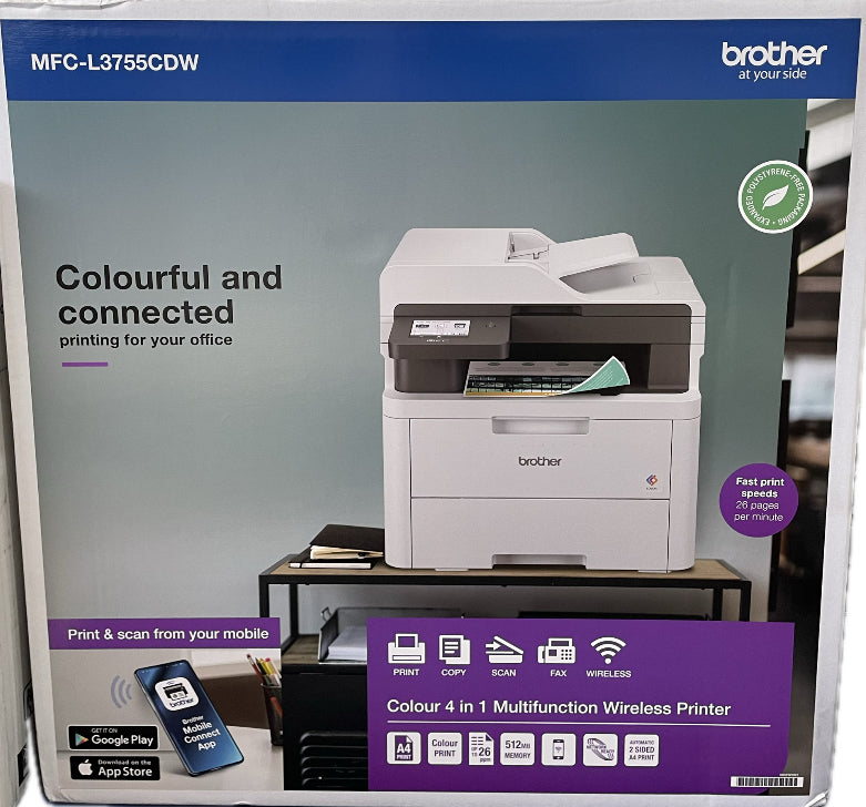 BROTHER LASER PRINTER MFC L 3755 CDW Colour Multifunction -FOR LOCAL PICK UP ONLY -Printer - Cartridge Universe Whitsundays