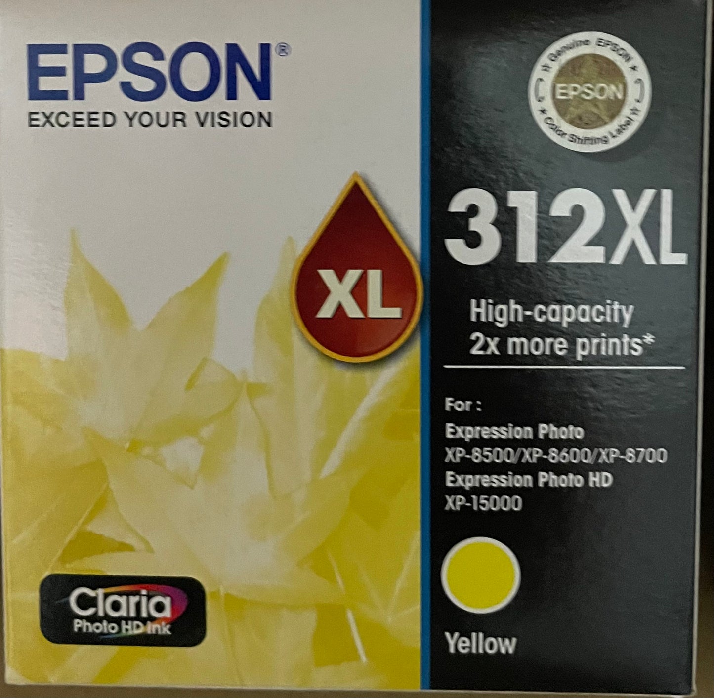 Epson 312XL Yellow OEM Ink Cartridge - Cartridge Universe Whitsundays