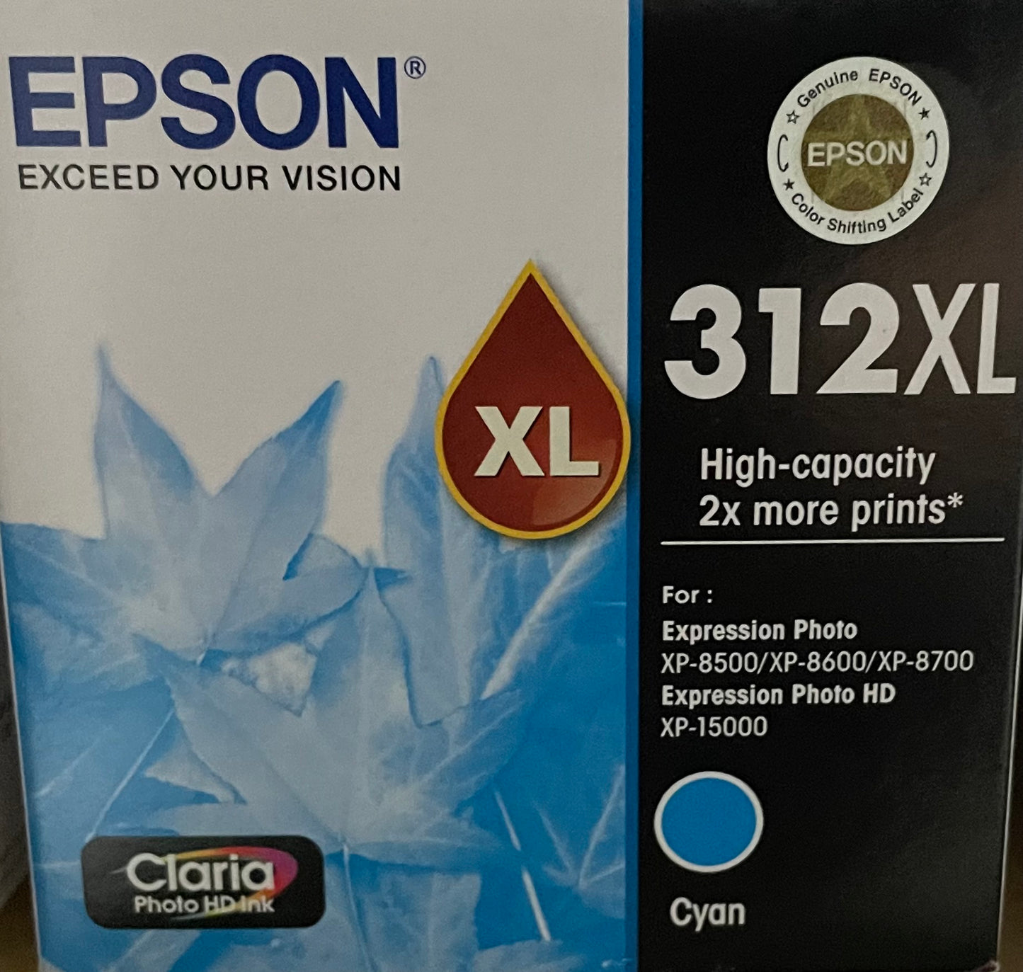 Epson 312XL Cyan OEM Ink Cartridge - Cartridge Universe Whitsundays