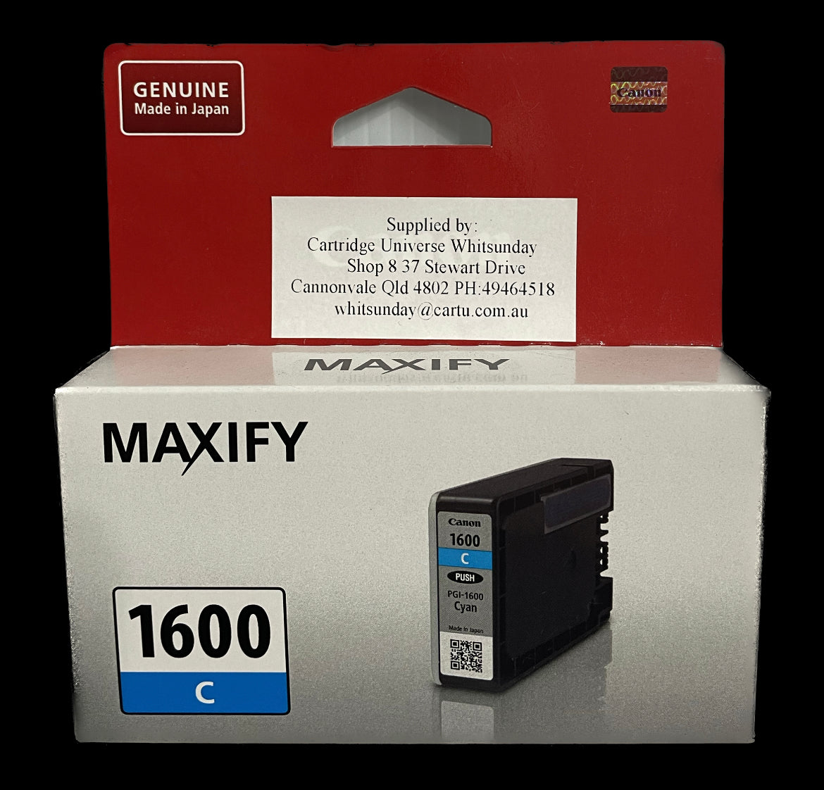 Canon PGI 1600 Cyan OEM Ink Cartridge - Cartridge Universe Whitsundays