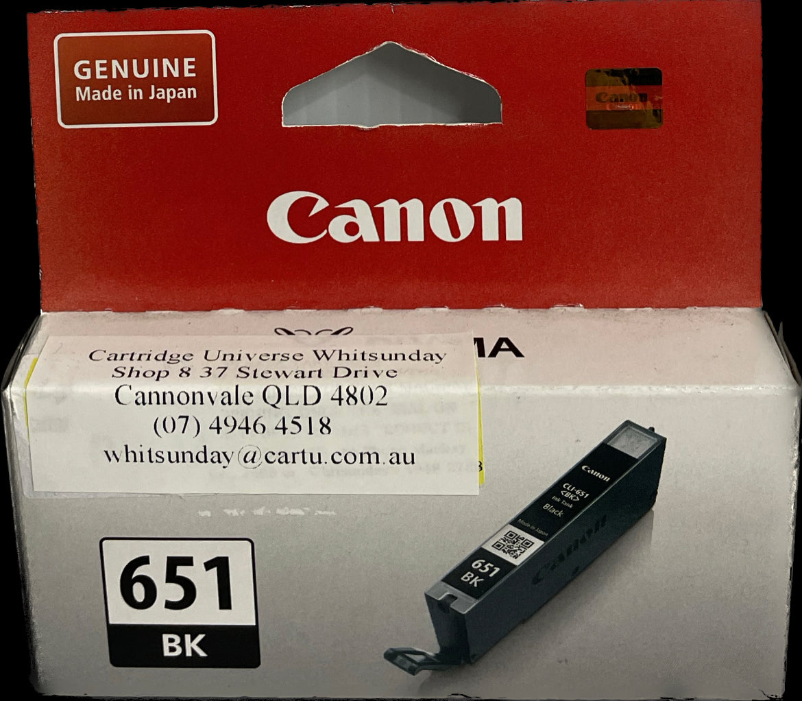 Canon CLI 651 Photo Black (OEM) - Cartridge Universe Whitsundays