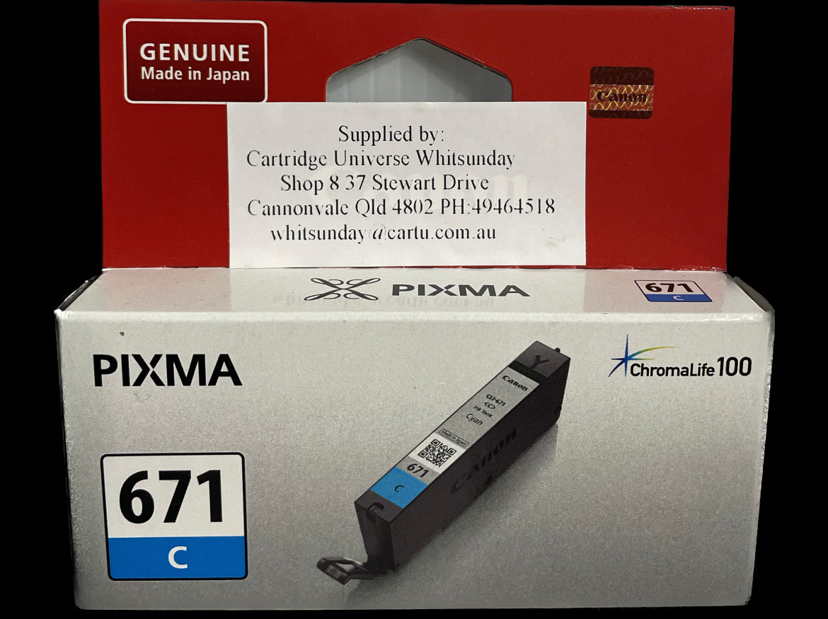 Canon CLI 671 Cyan Ink Cartridge (OEM)