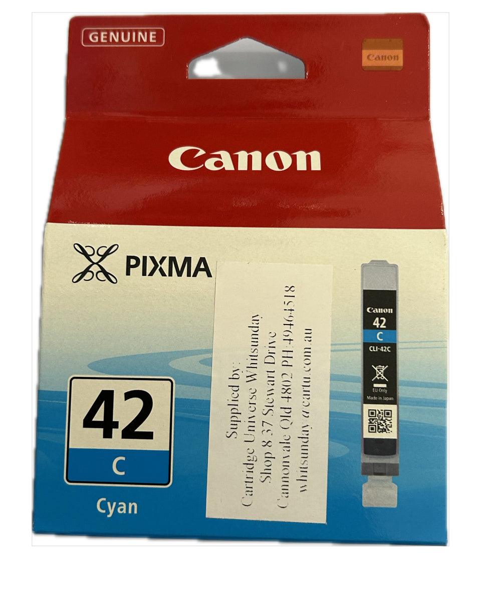 Canon OEM CLI 42 Cyan Ink Cartridge - Cartridge Universe Whitsundays