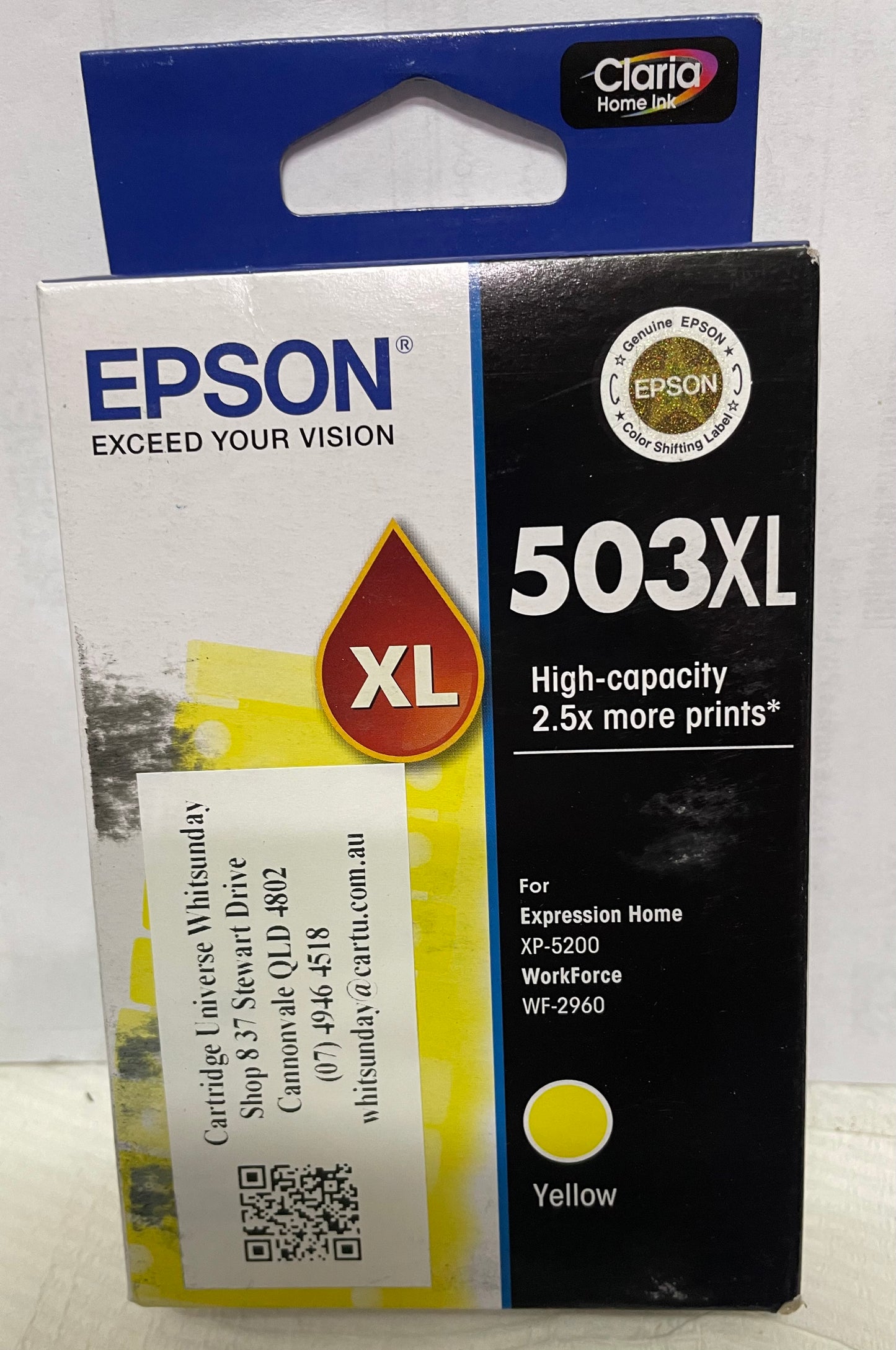 EPSON 503 XL YELLOW (OEM) - Cartridge Universe Whitsundays