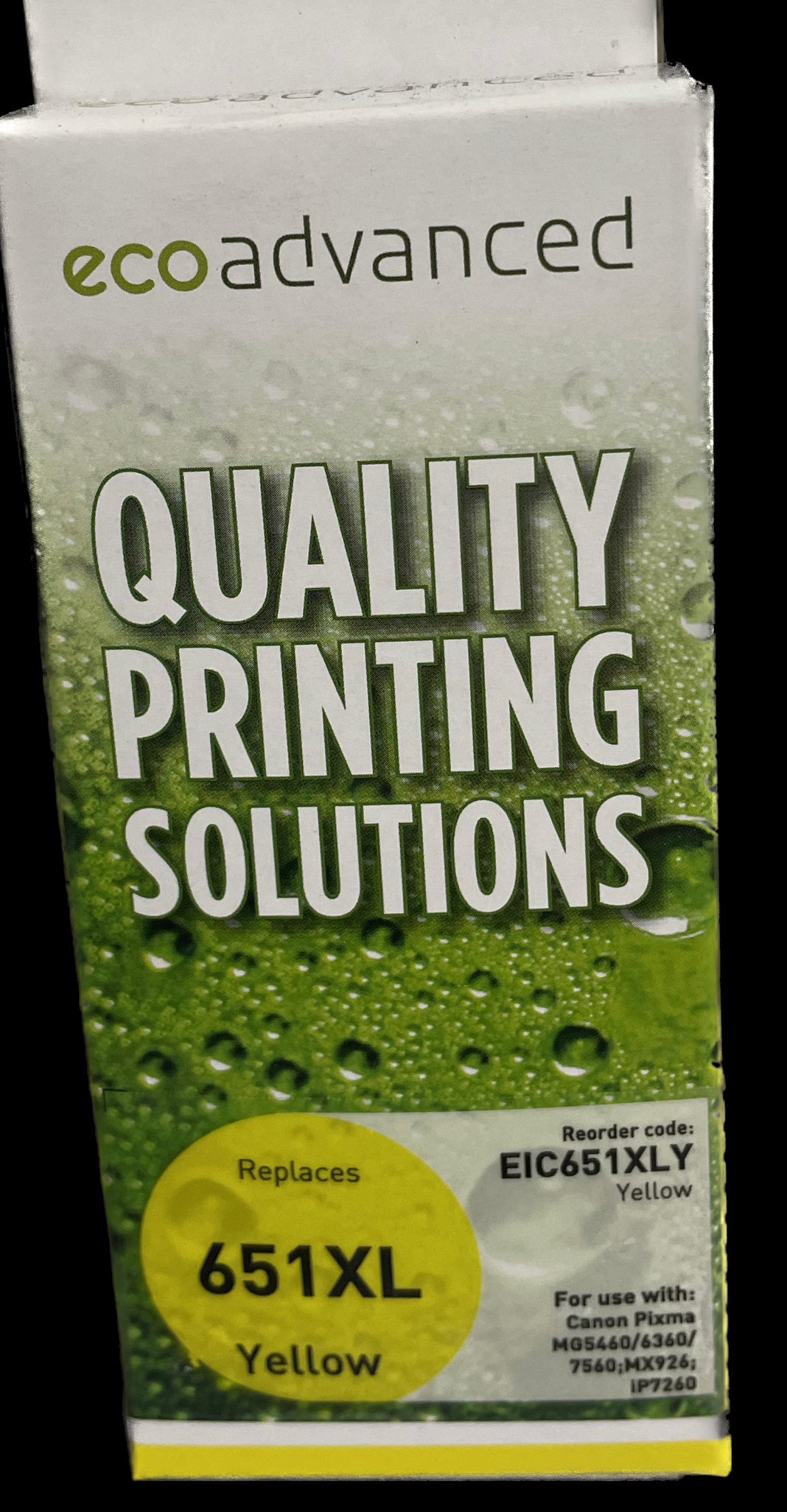 Eco Advanced Compatible Canon 651 XL Yellow Ink Cartridge - Cartridge Universe Whitsundays