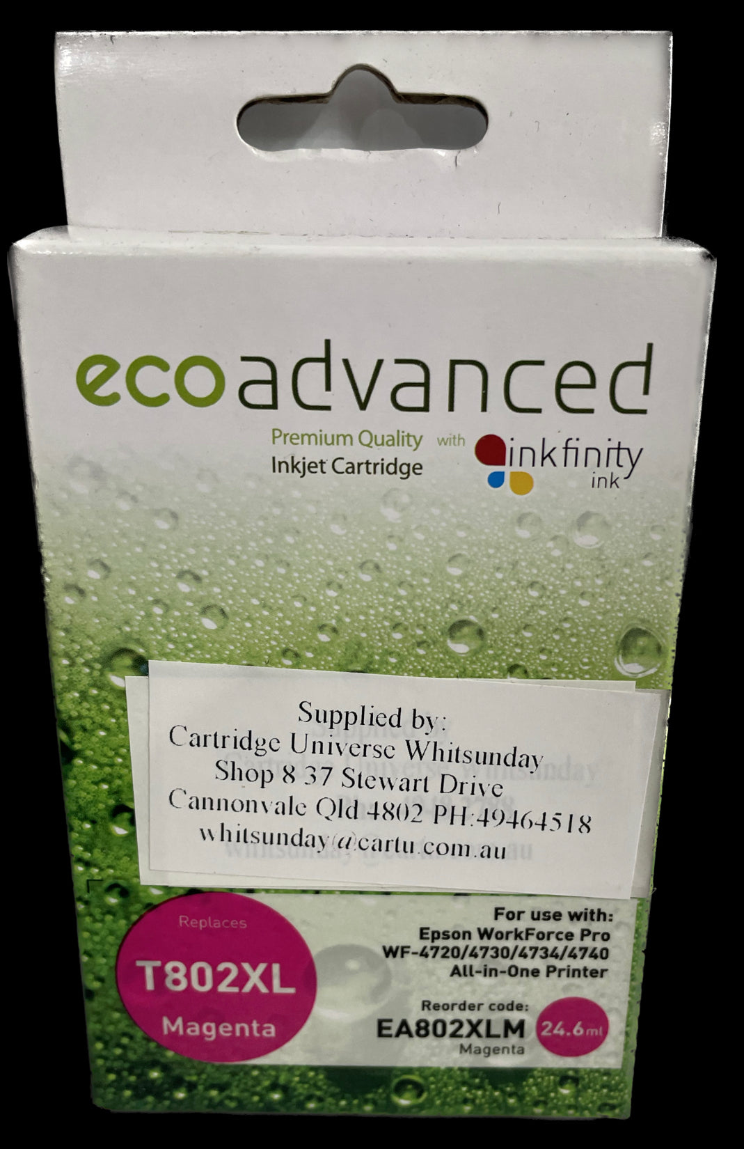 Eco Advanced Epson 802XL Magenta Compatible Ink Cartridge - Cartridge Universe Whitsundays