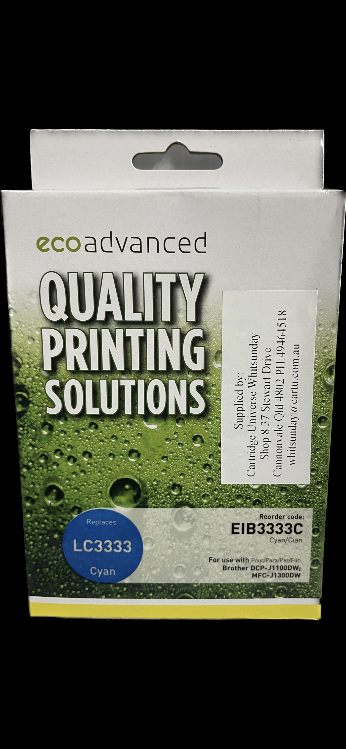 Eco Advanced Compatible Brother 3333 Cyan Ink Cartridge - Cartridge Universe Whitsundays