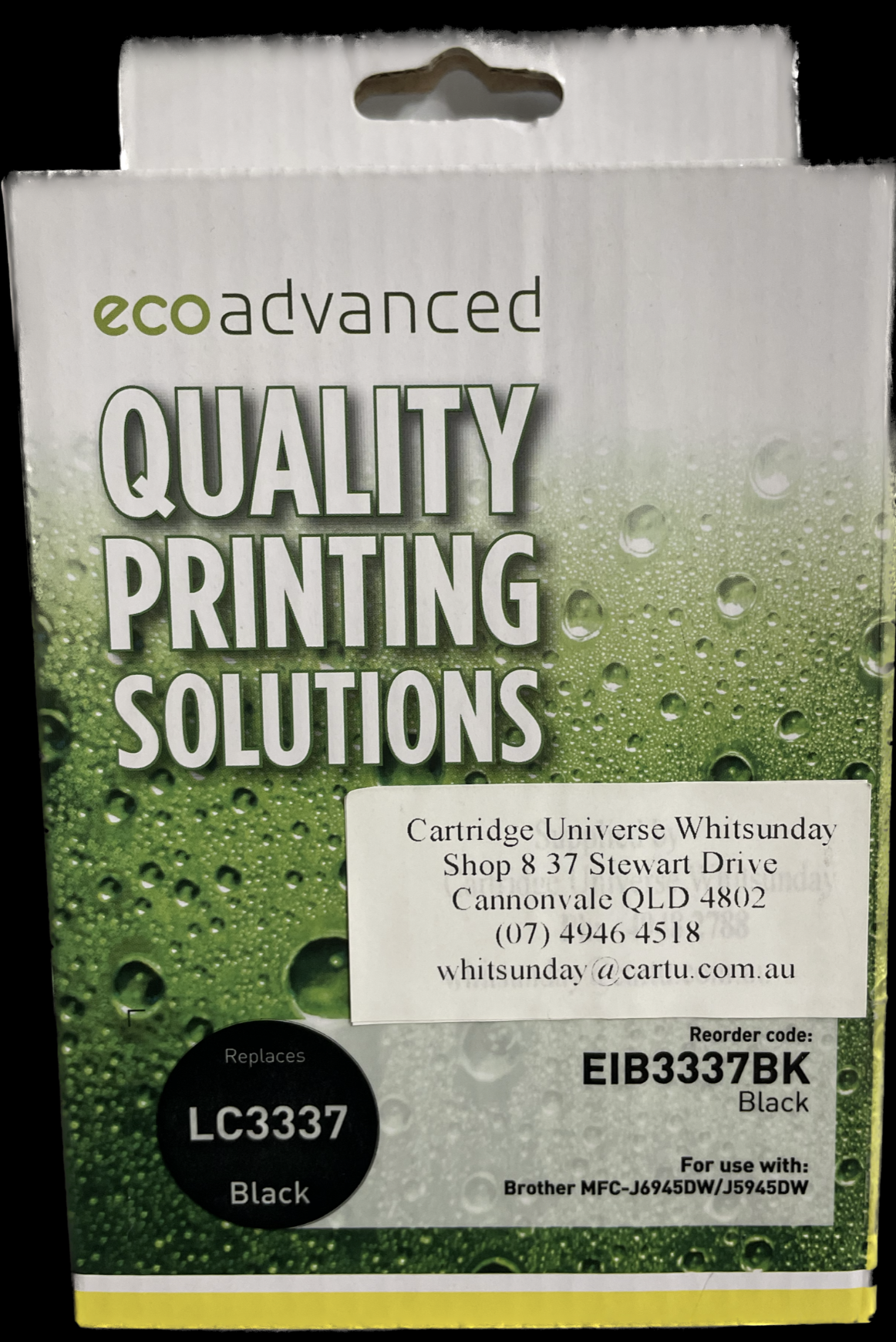 Eco Advanced Compatible Brother 3337 Black Ink Cartridge - Cartridge Universe Whitsundays