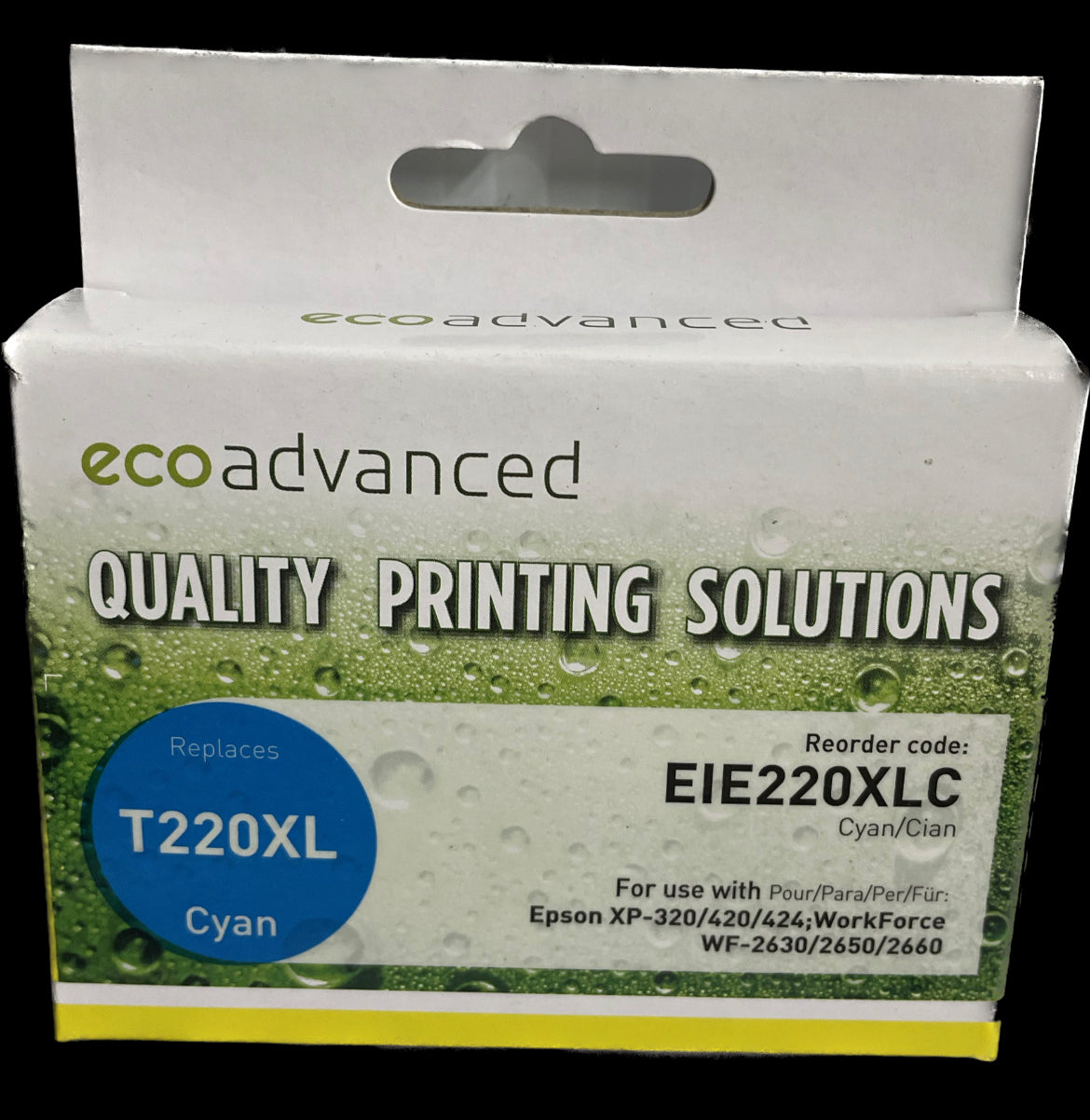 Eco Advanced Epson 220XL Cyan Compatible Ink Cartridge - Cartridge Universe Whitsundays