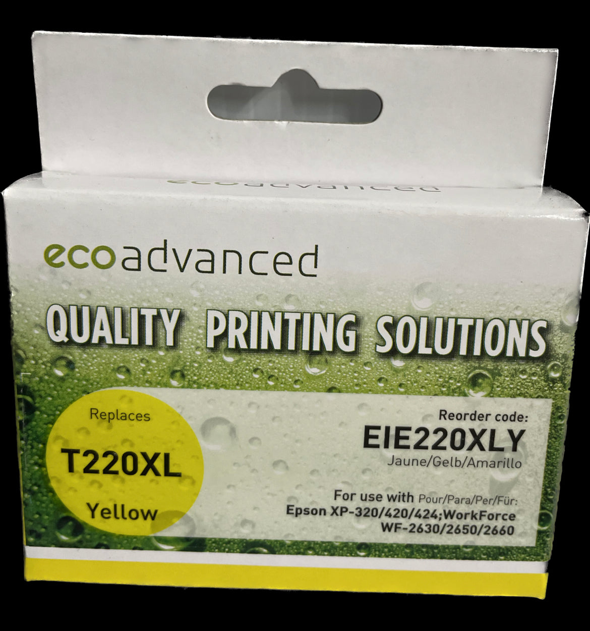 Eco Advanced Epson 220XL Yellow Compatible Ink Cartridge - Cartridge Universe Whitsundays