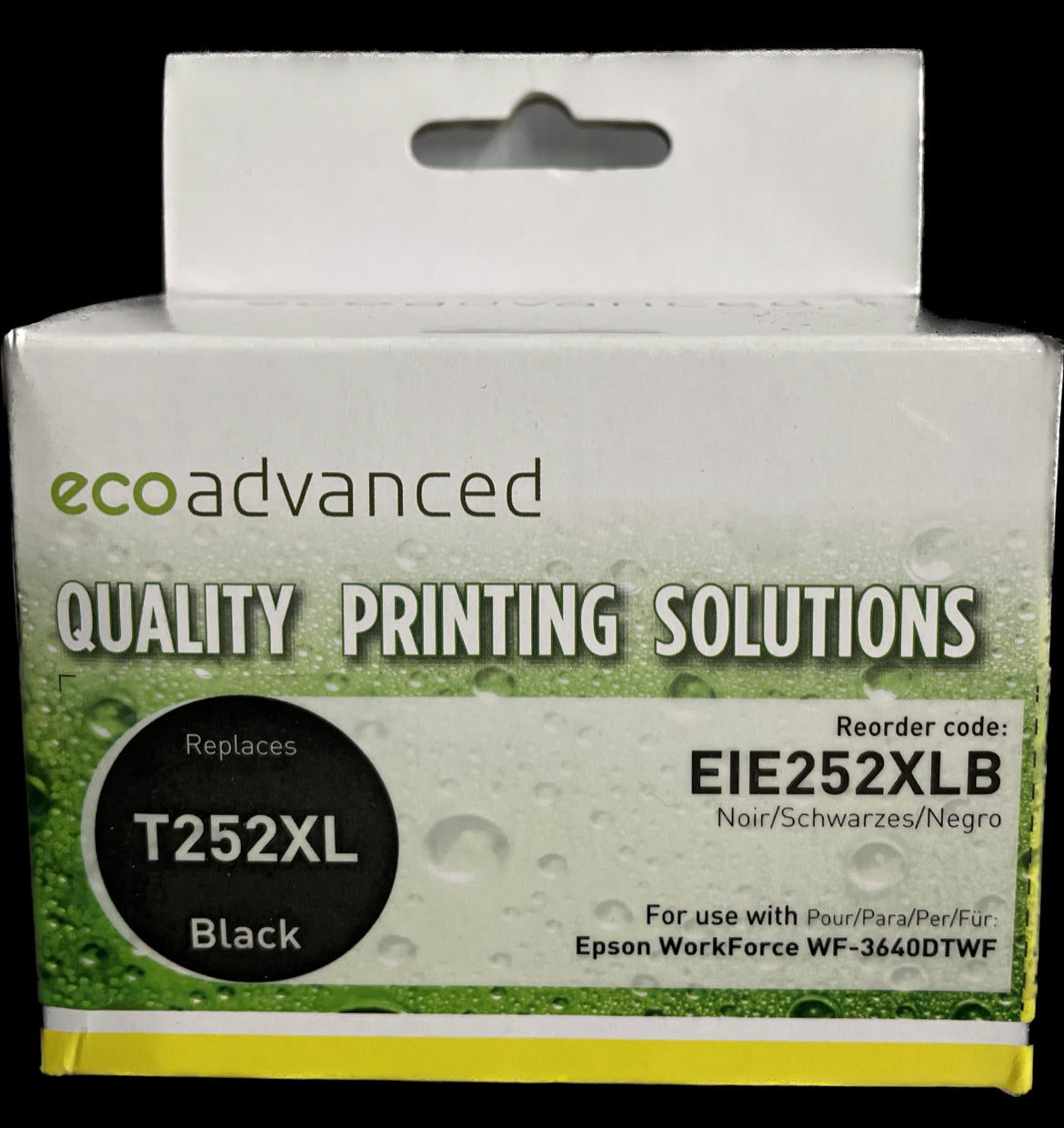 Eco Advanced Epson 252XL Black Compatible Ink Cartridge - Cartridge Universe Whitsundays