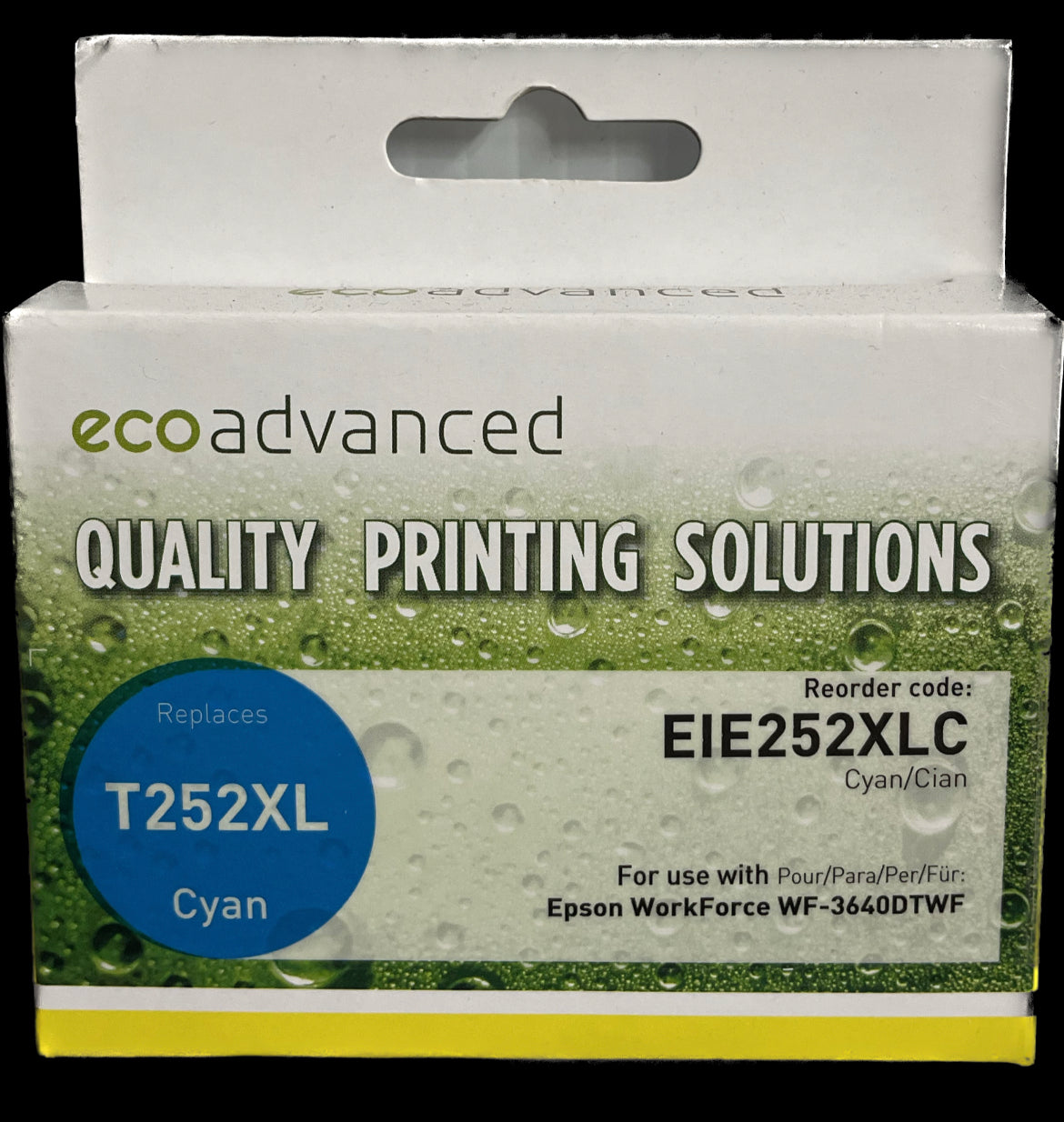 Eco Advanced Epson 252XL Cyan Compatible Ink Cartridge - Cartridge Universe Whitsundays
