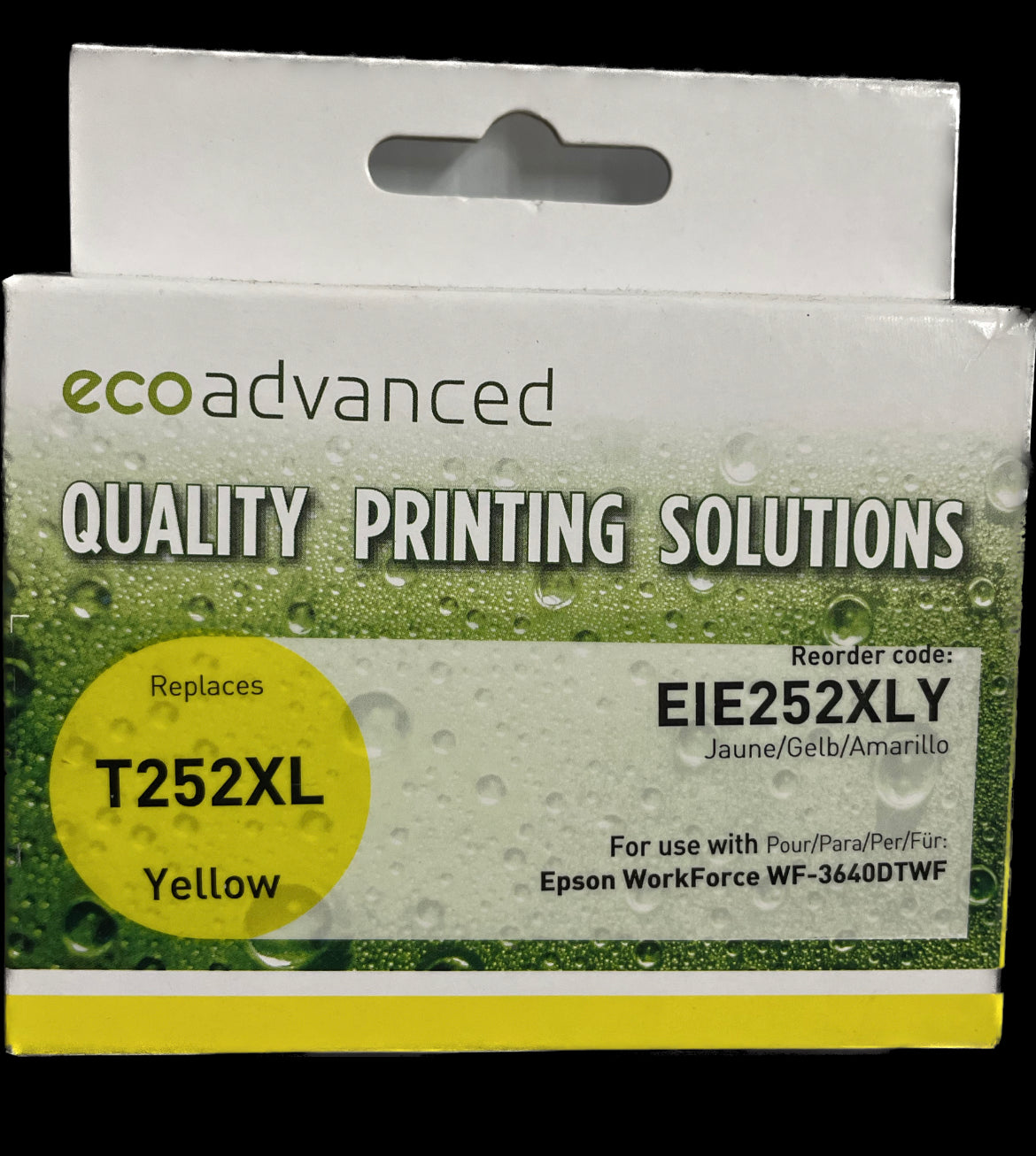 Eco Advanced Epson 252XL Yellow Compatible Ink Cartridge - Cartridge Universe Whitsundays