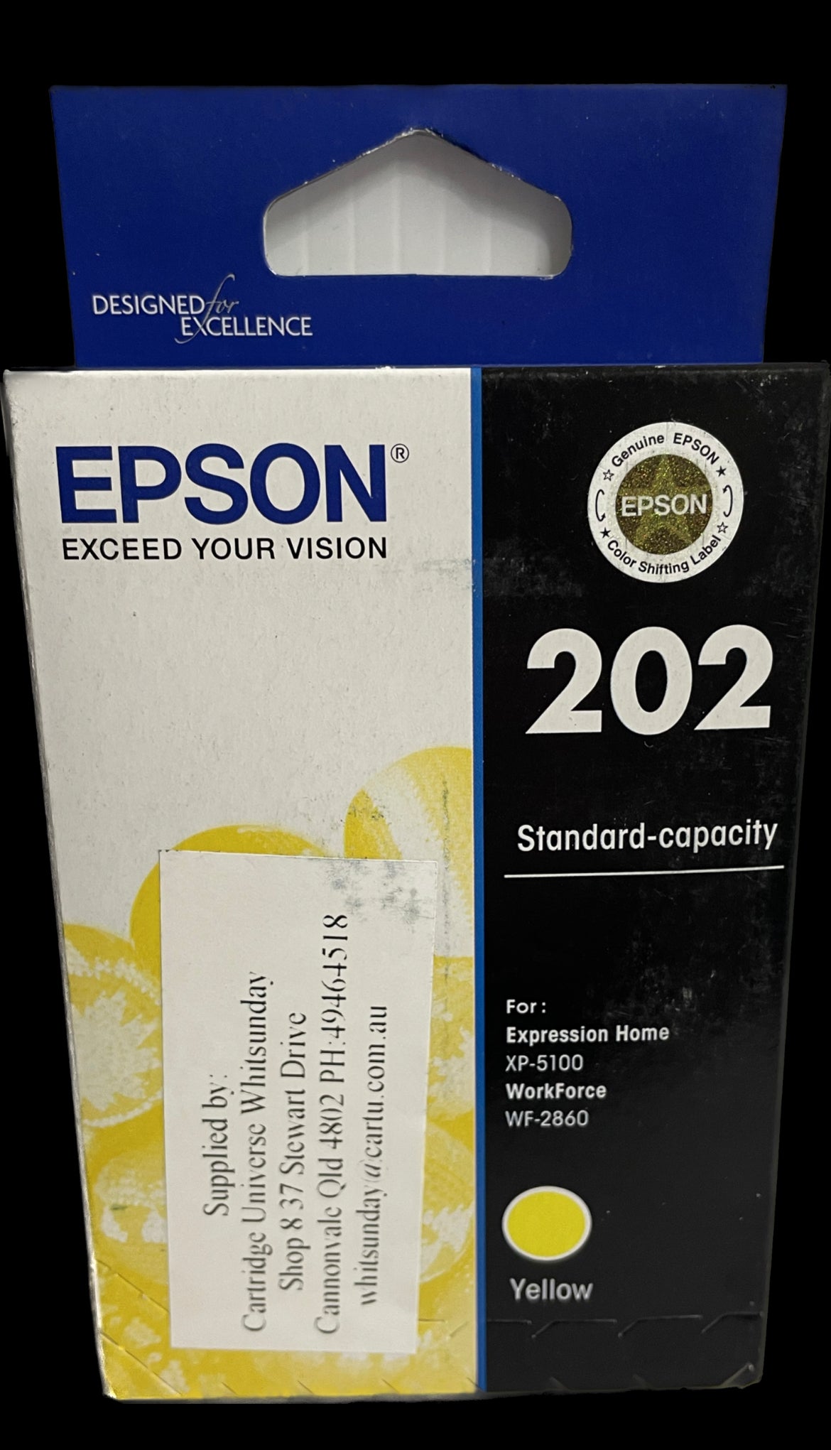 Epson 202 Yellow Ink Cartridge (OEM) - Cartridge Universe Whitsundays