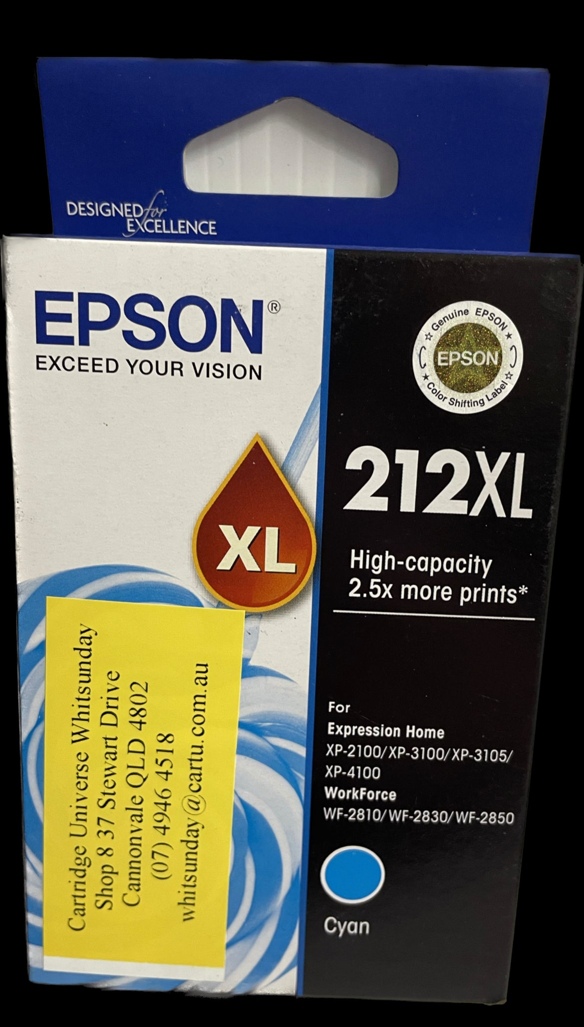 Epson 212XL Cyan OEM Ink Cartridge - Cartridge Universe Whitsundays