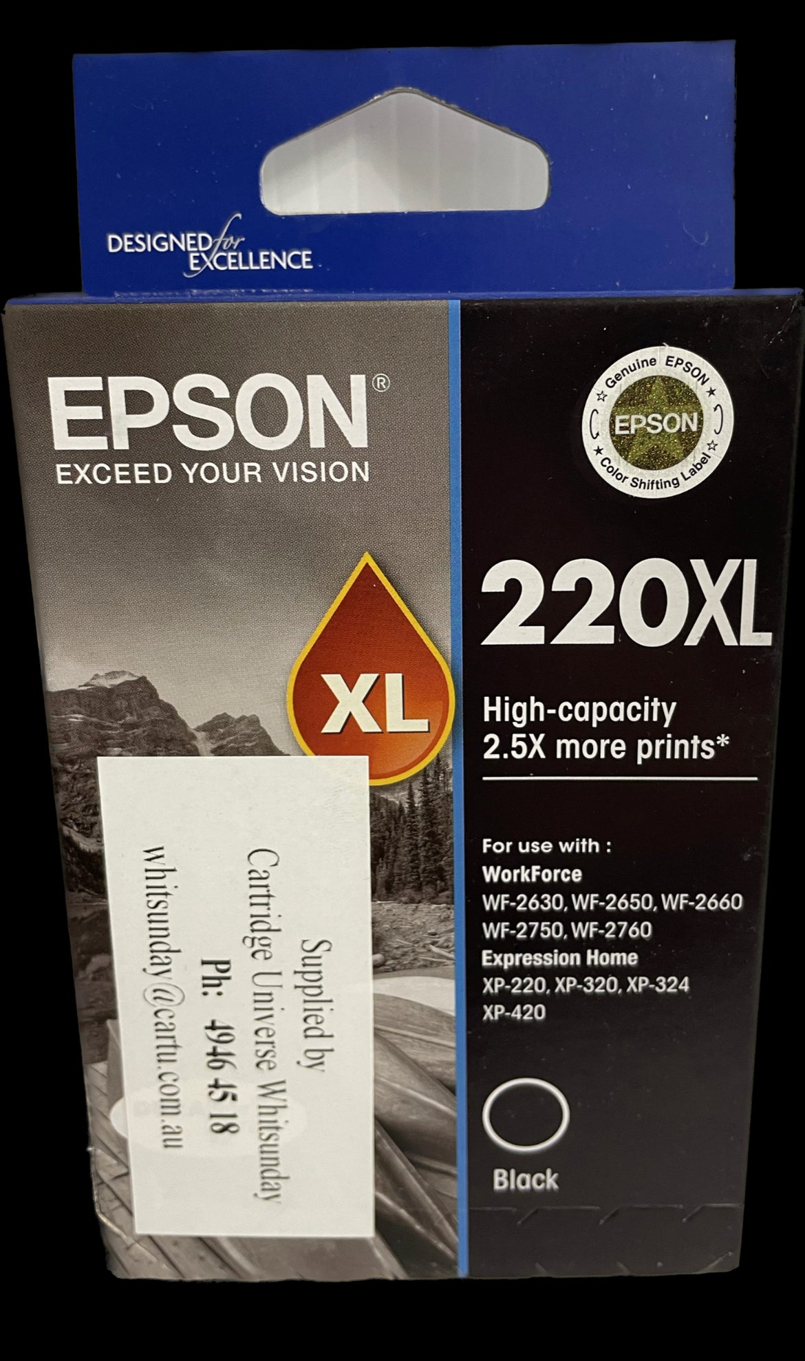 Epson 220XL Black OEM Ink Cartridge - Cartridge Universe Whitsundays