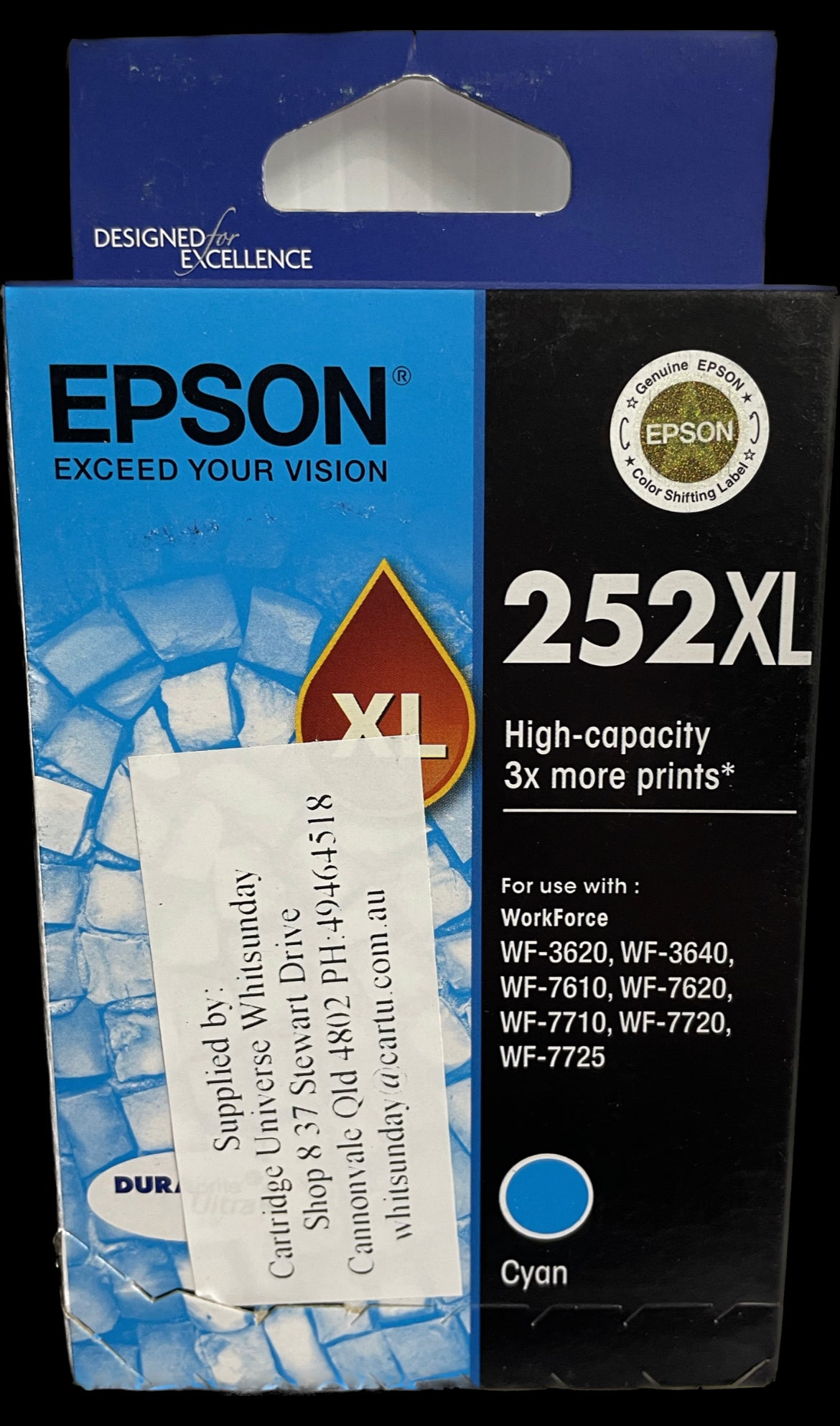 Epson 252XL Cyan OEM Ink Cartridge - Cartridge Universe Whitsundays