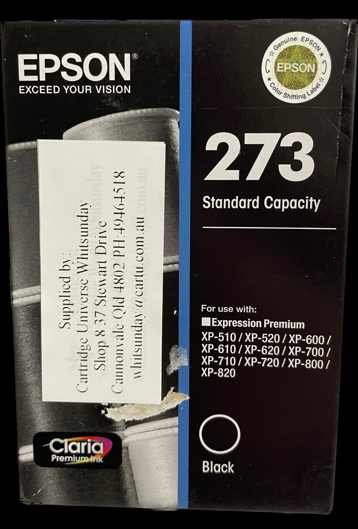 Epson 273 Black OEM Ink Cartridge - Cartridge Universe Whitsundays