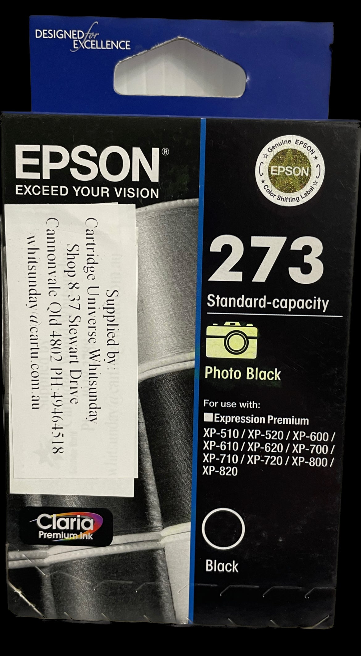 Epson 273 Photo Black OEM Ink Cartridge - Cartridge Universe Whitsundays