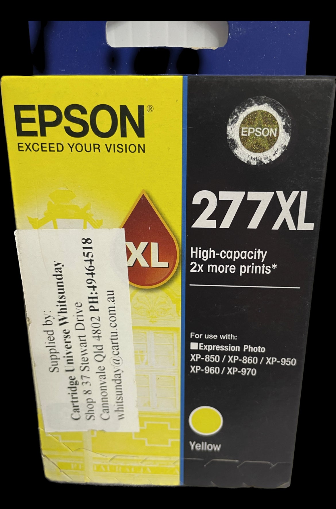 Epson 277 XL Yellow OEM Ink Cartridge - Cartridge Universe Whitsundays