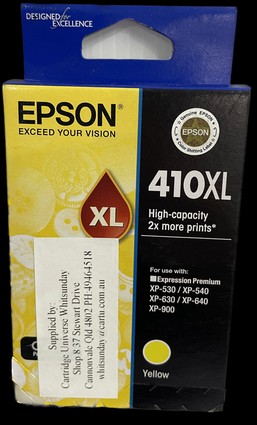 Epson 410 XL Yellow (OEM) – Cartridge Universe Whitsundays