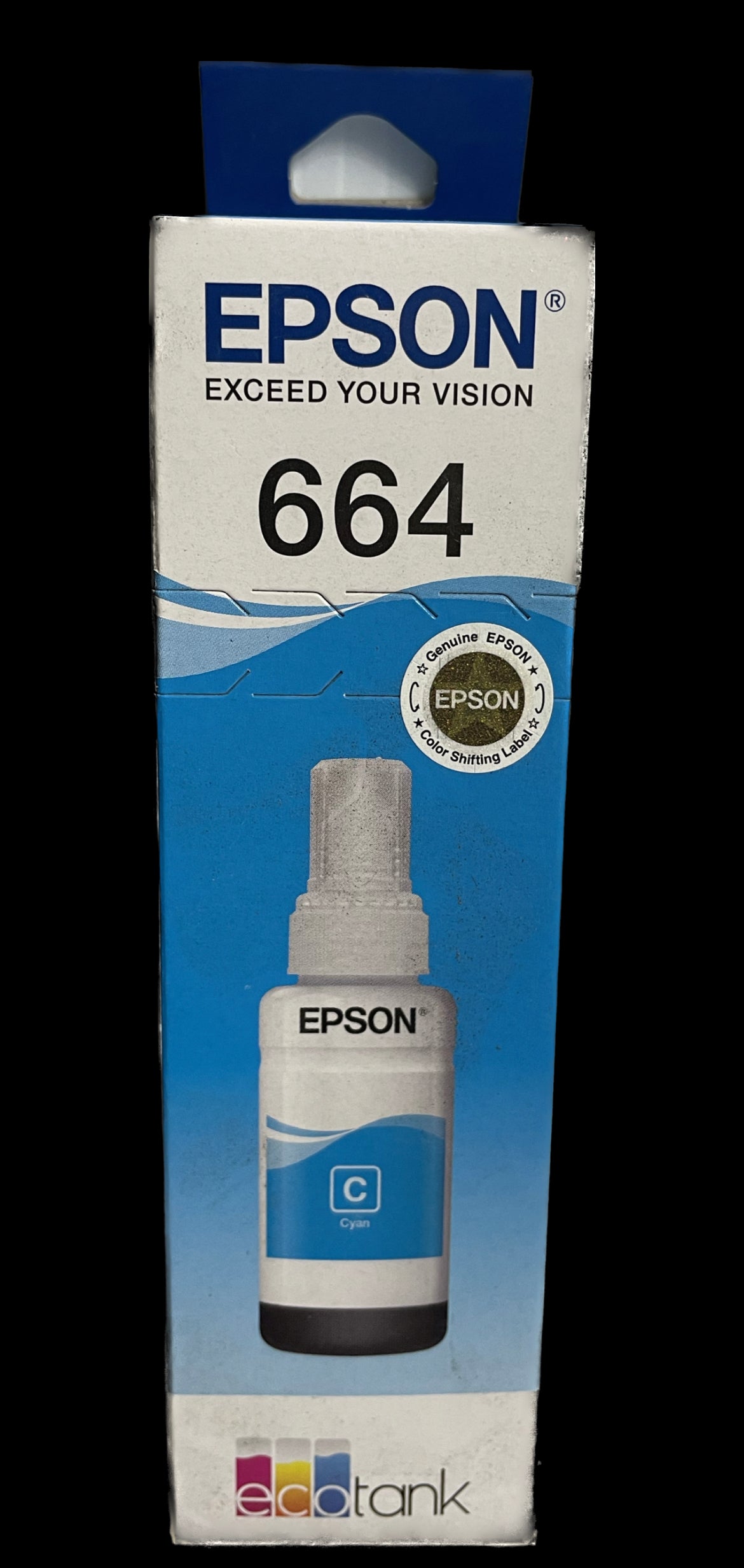 Epson OEM T664 Cyan Eco Tank Bottle - Cartridge Universe Whitsundays