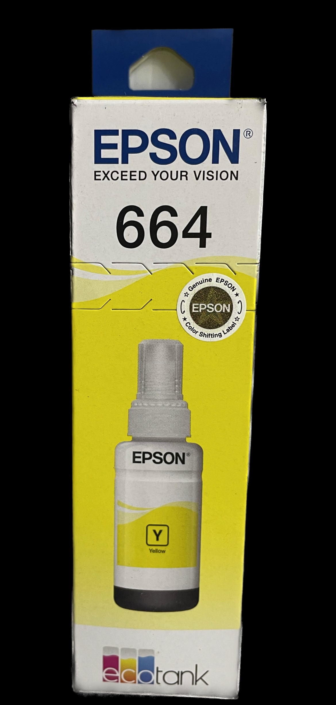 Epson OEM T664 Yellow Eco Tank Bottle - Cartridge Universe Whitsundays