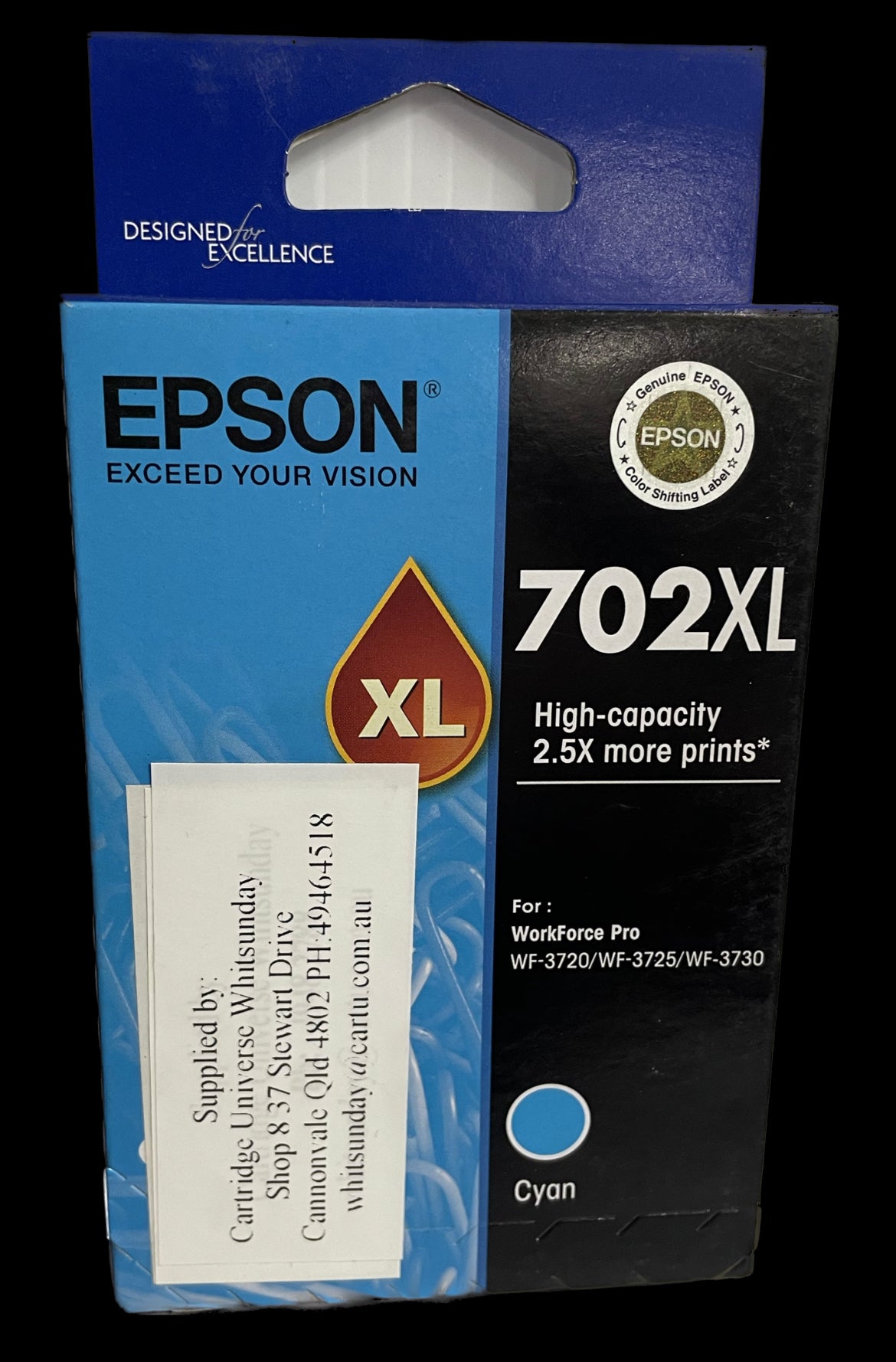 Epson 702XL Cyan OEM Ink Cartridge - Cartridge Universe Whitsundays