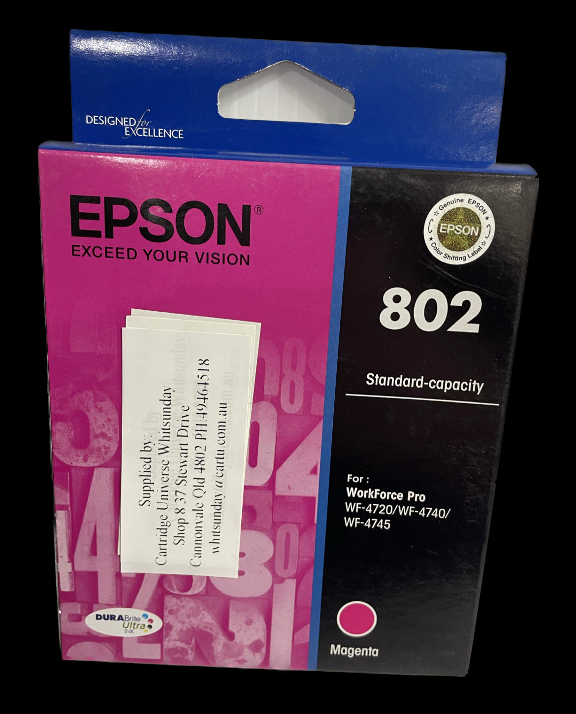 Epson 802 Magenta OEM Ink Cartridge - Cartridge Universe Whitsundays