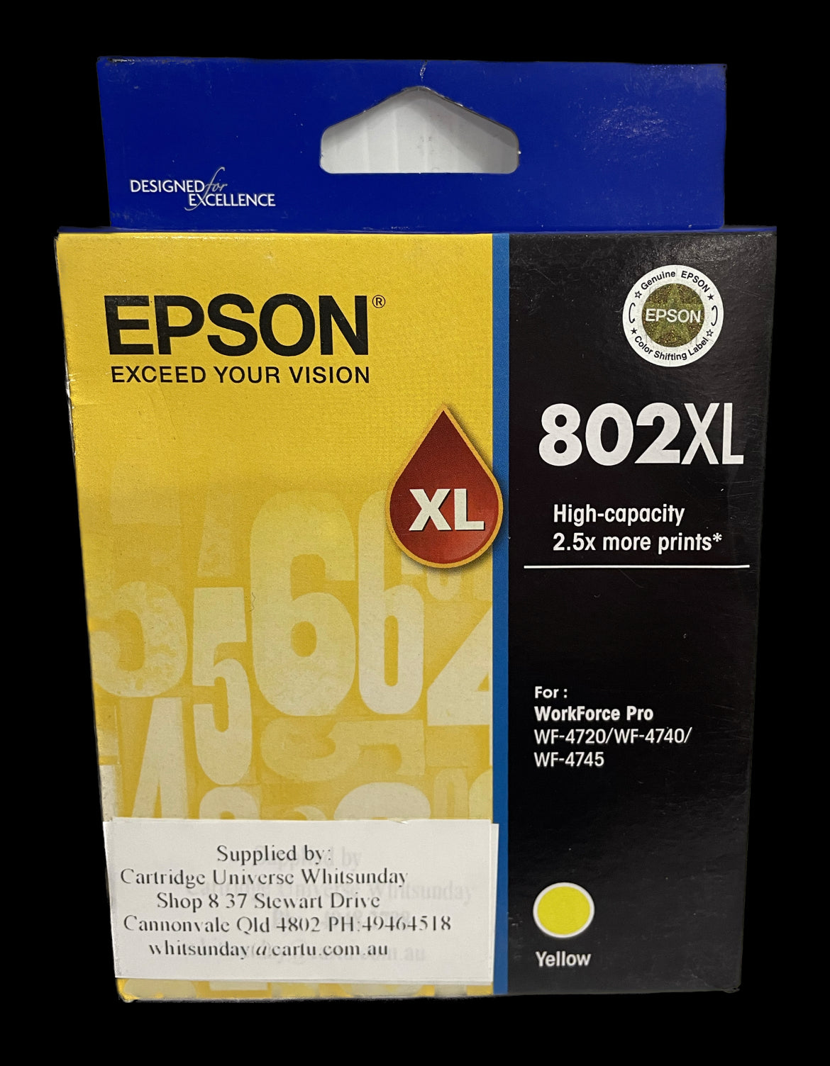 Epson 802XL Yellow OEM Ink Cartridge - Cartridge Universe Whitsundays