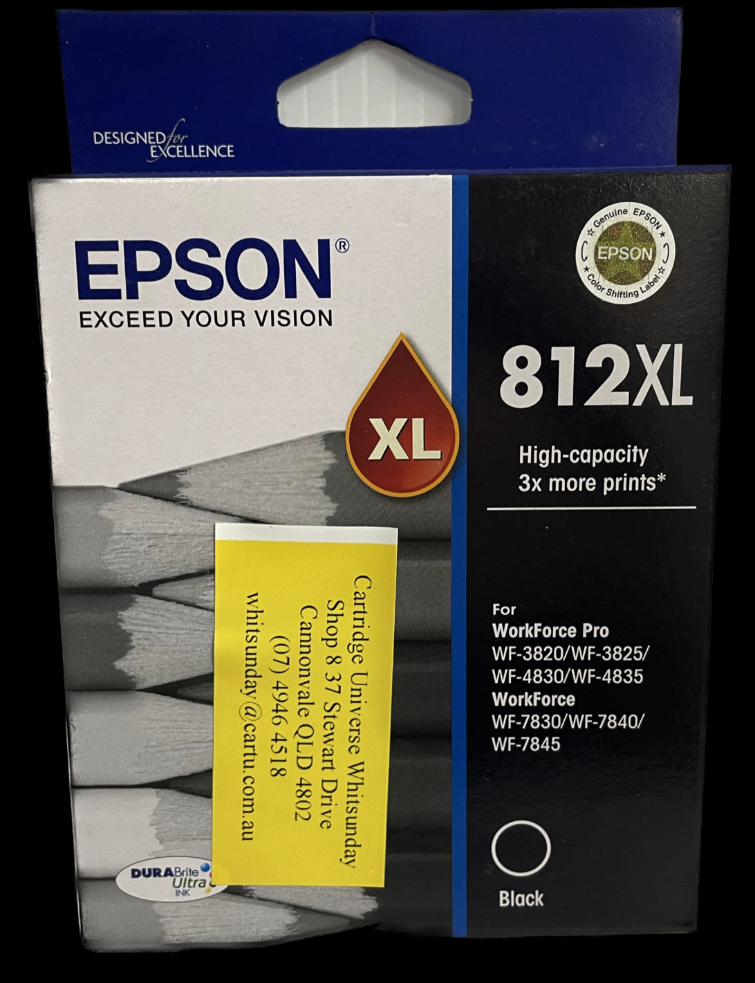 Epson 812XL Black OEM Ink Cartridge - Cartridge Universe Whitsundays