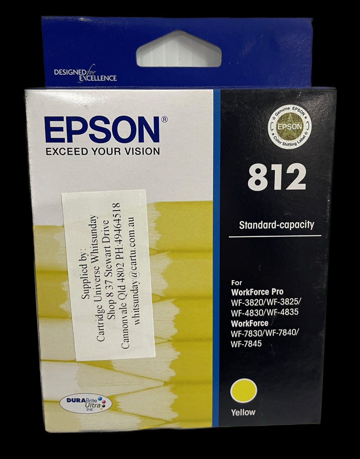 Epson 812 Yellow OEM Ink Cartridge - Cartridge Universe Whitsundays