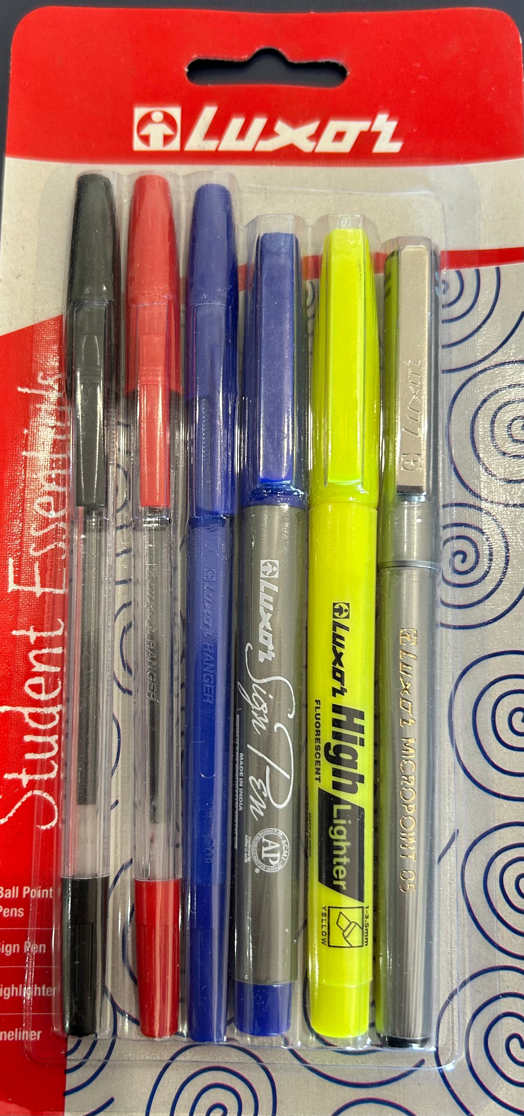 LUXOR Luxor Student Stationery Set 6 piece - Cartridge Universe Whitsundays