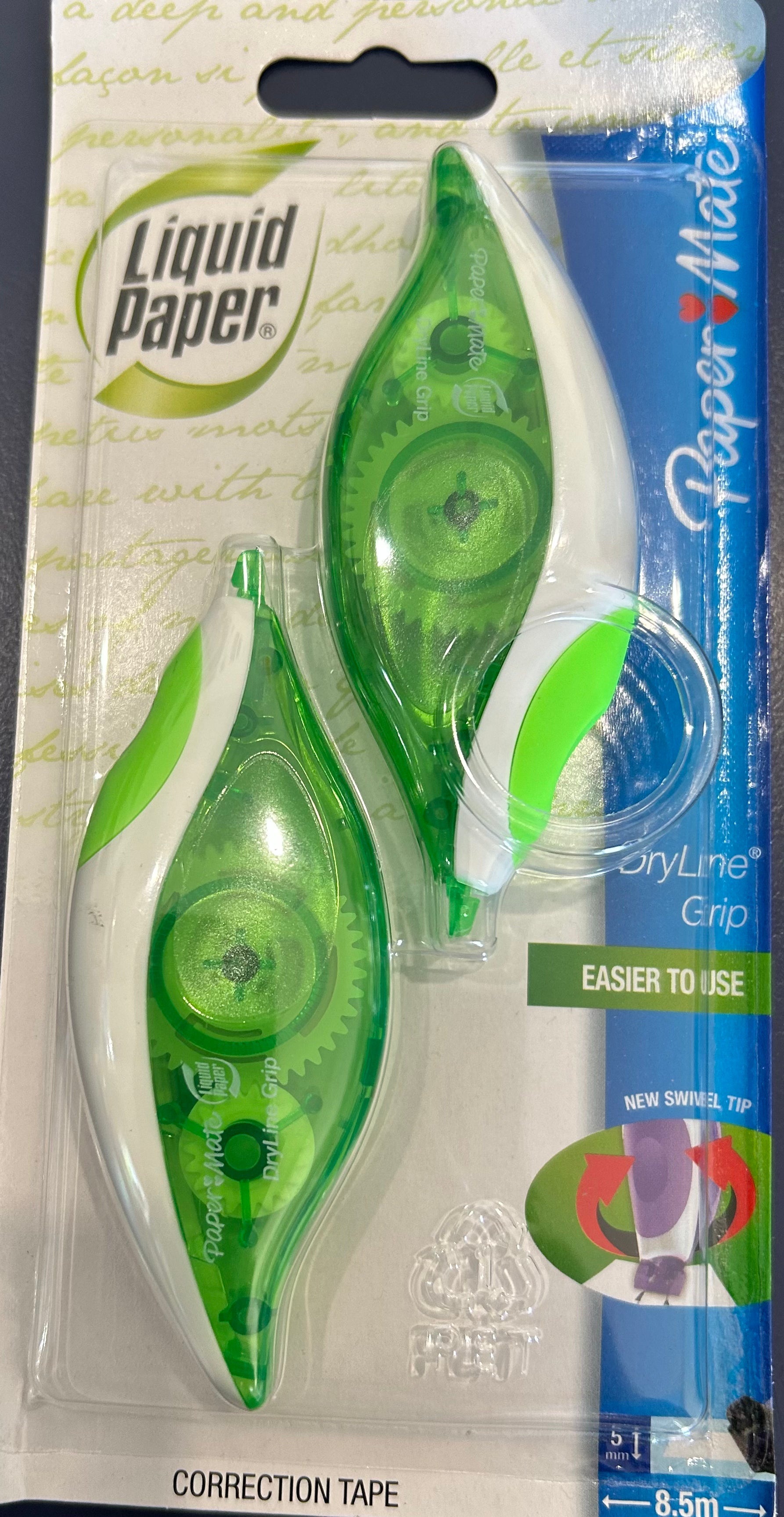 Paper mate Dryline Correction Tape 5mm x 8.5m- 2PK - Cartridge Universe Whitsundays