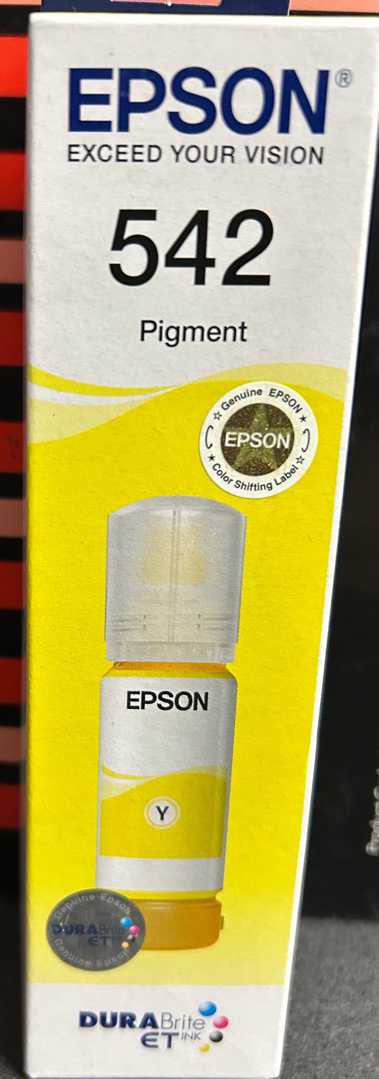 EPSON T 542 ECO TANK BOTTLE- YELLOW - Cartridge Universe Whitsundays