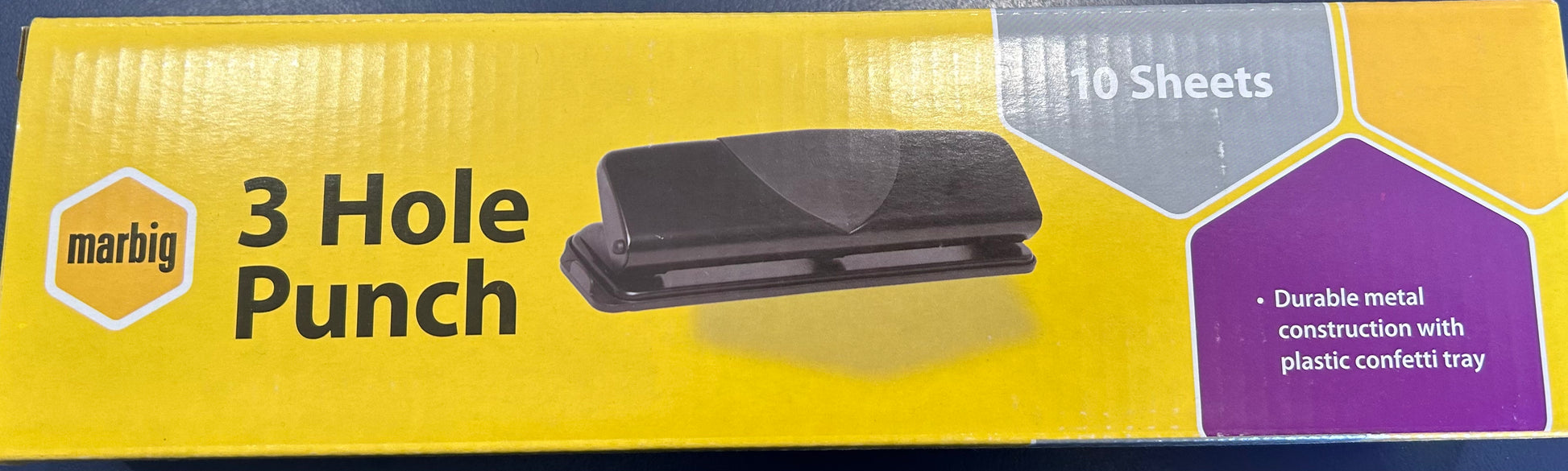Marbig 3 Hole Punch - Cartridge Universe Whitsundays