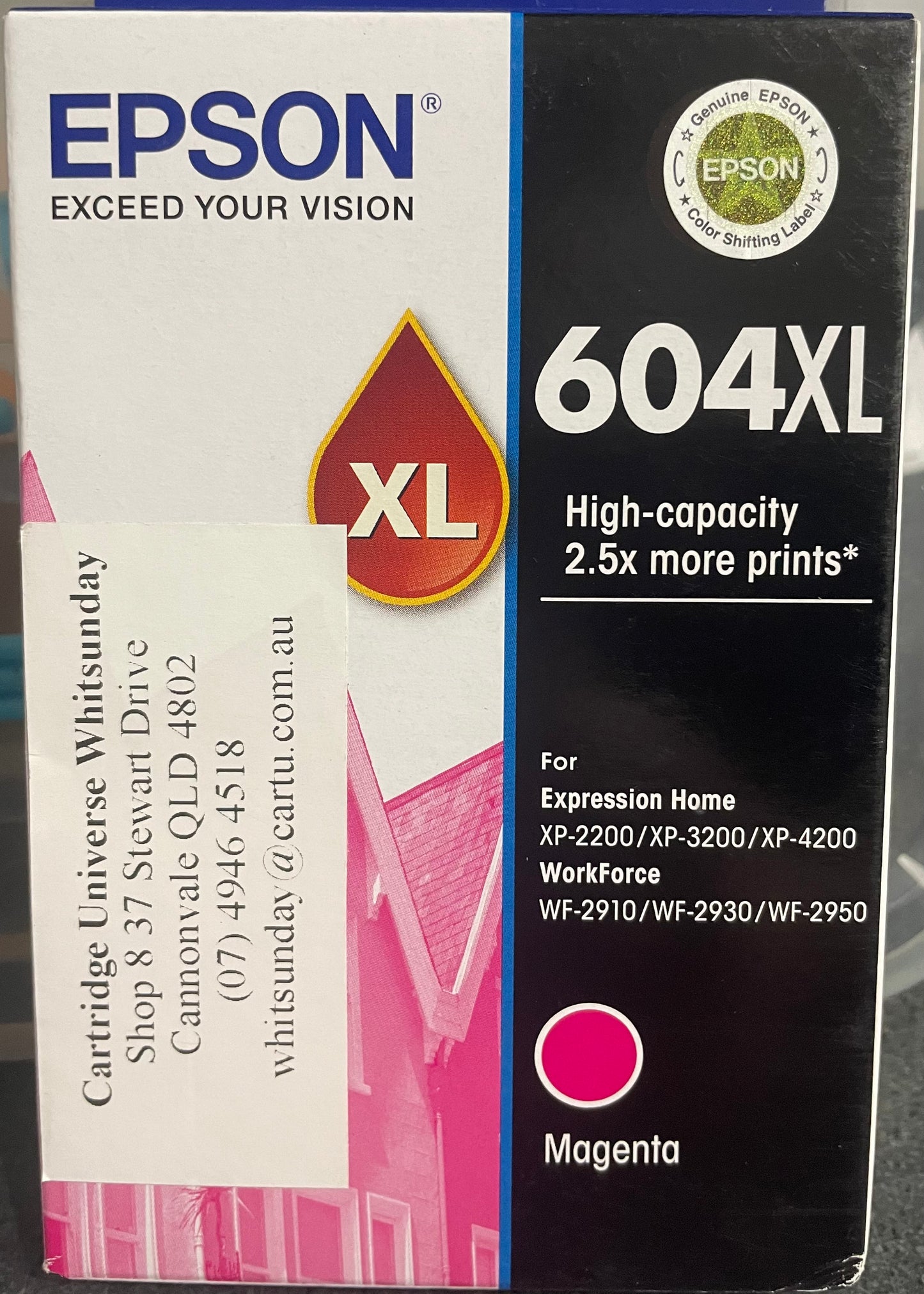 Epson 604XL Magenta Ink Cartridge (OEM) - Cartridge Universe Whitsundays