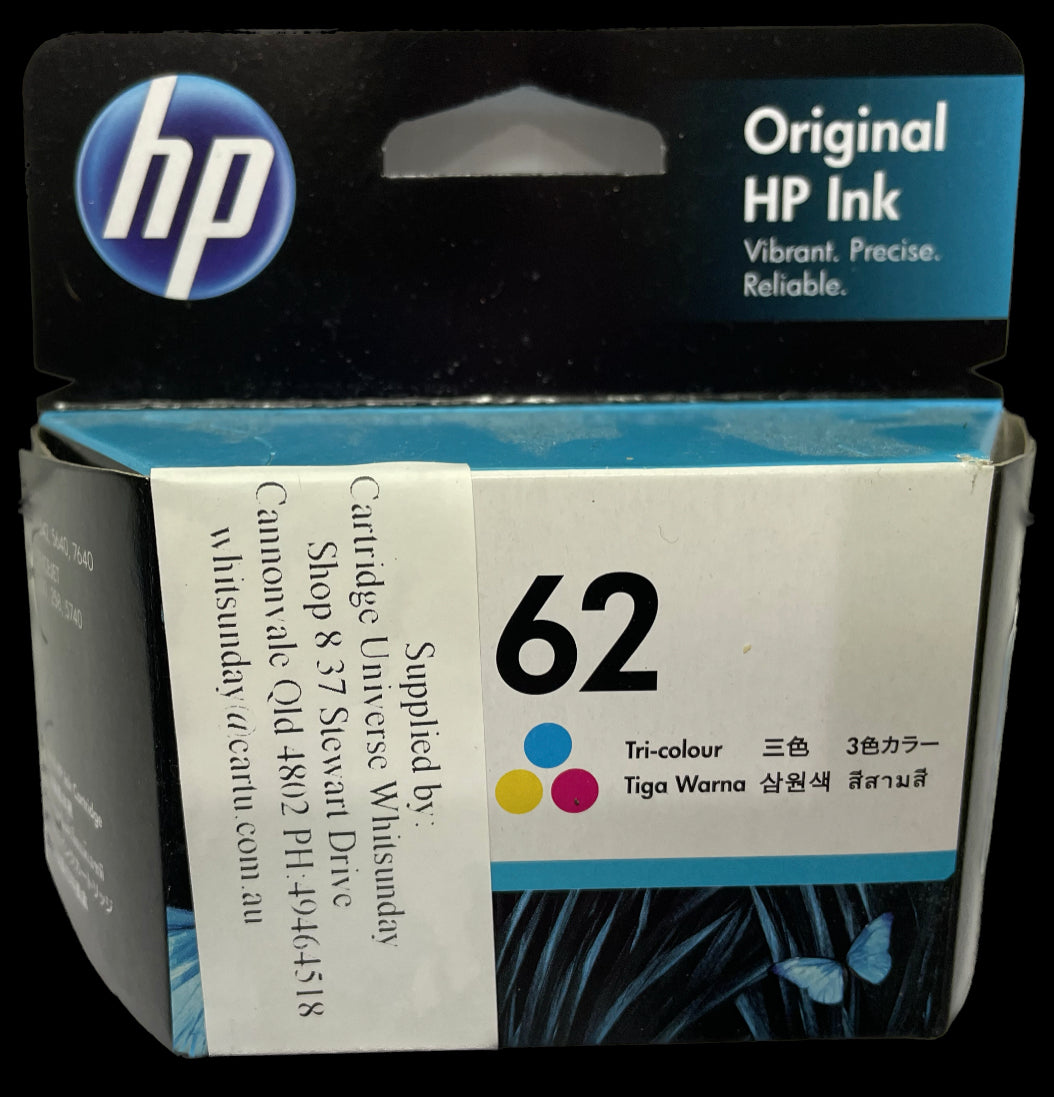 HP 62 Colour (OEM) - Cartridge Universe Whitsundays