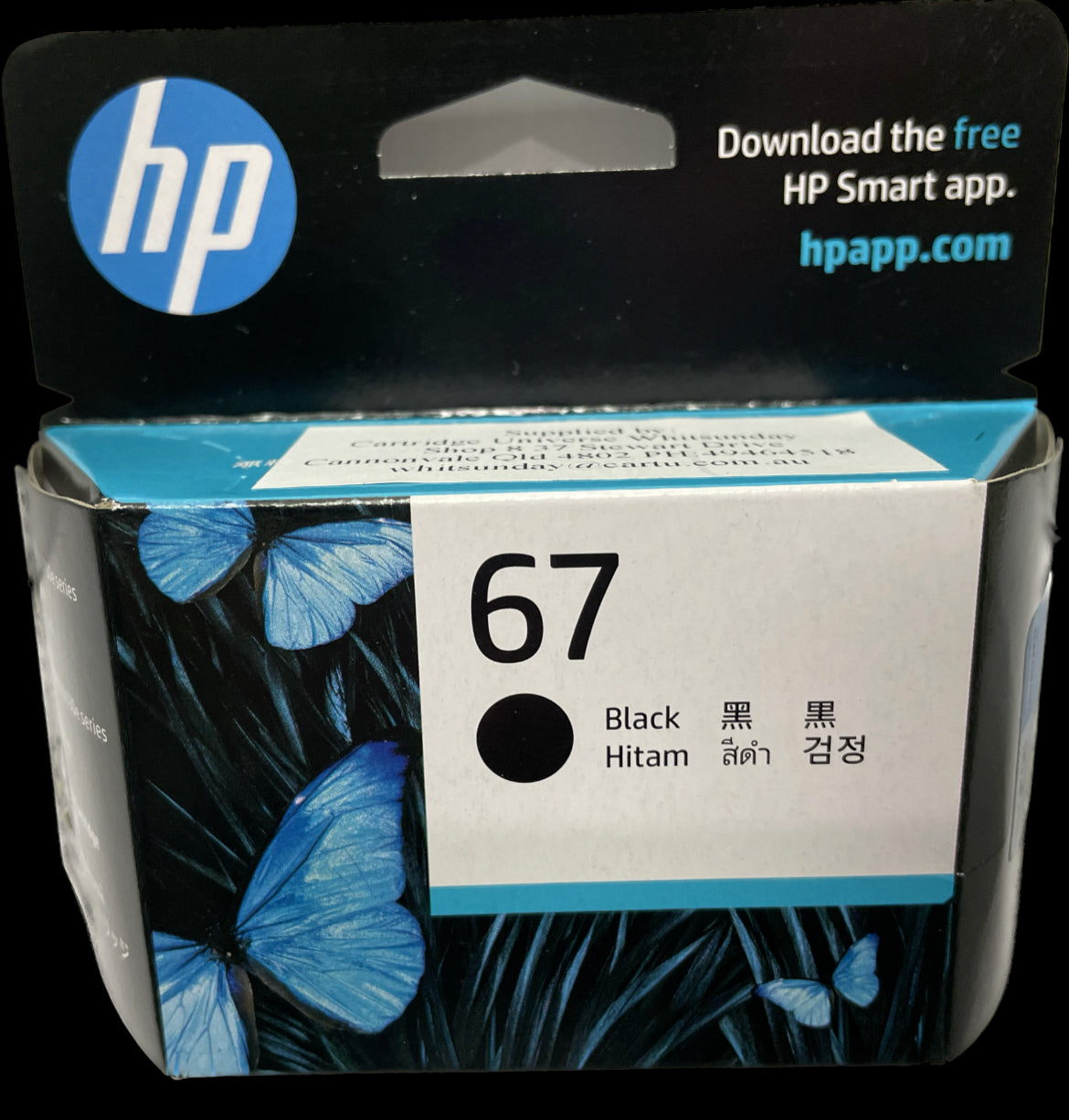 HP 67 Black (OEM) - Cartridge Universe Whitsundays