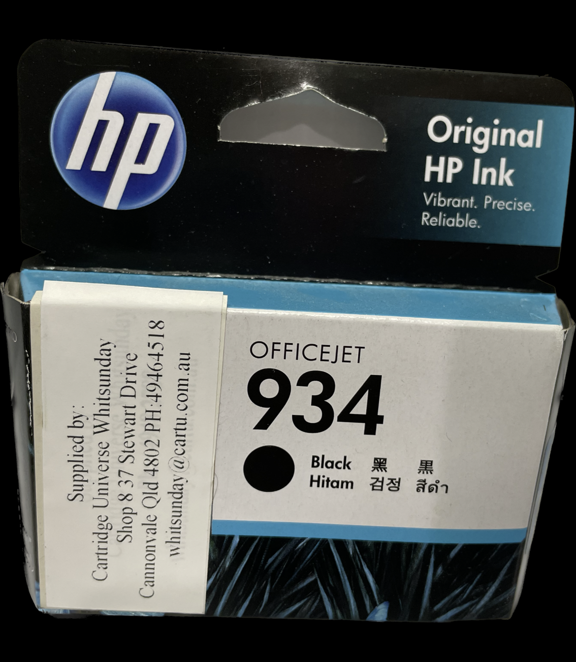 HP 934 Black (OEM) - Cartridge Universe Whitsundays