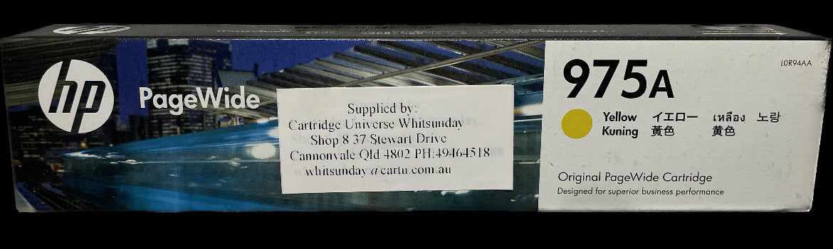 HP Pagewide 975 A Yellow (OEM) - Cartridge Universe Whitsundays