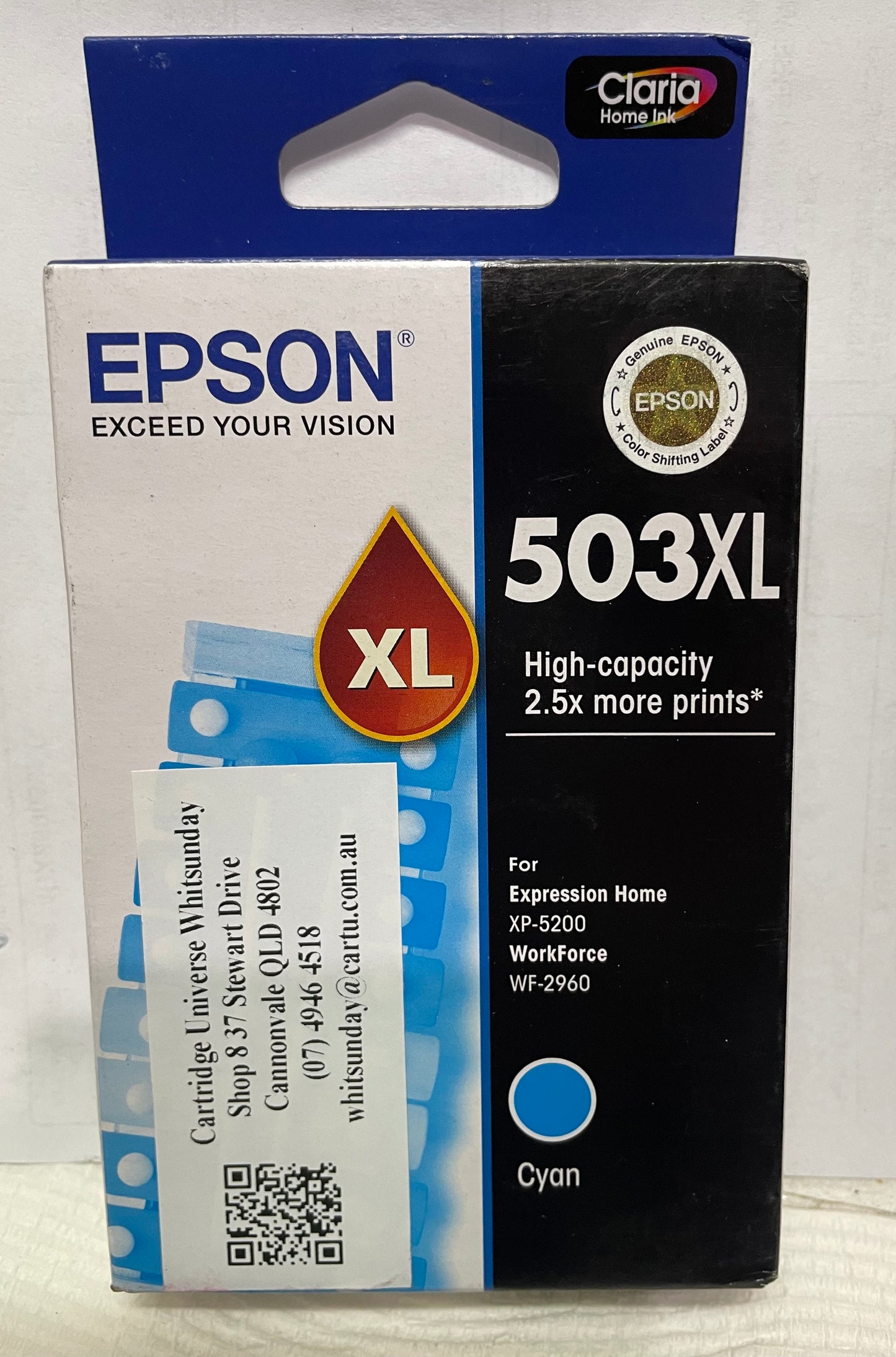 EPSON 503 XL CYAN (OEM) - Cartridge Universe Whitsundays
