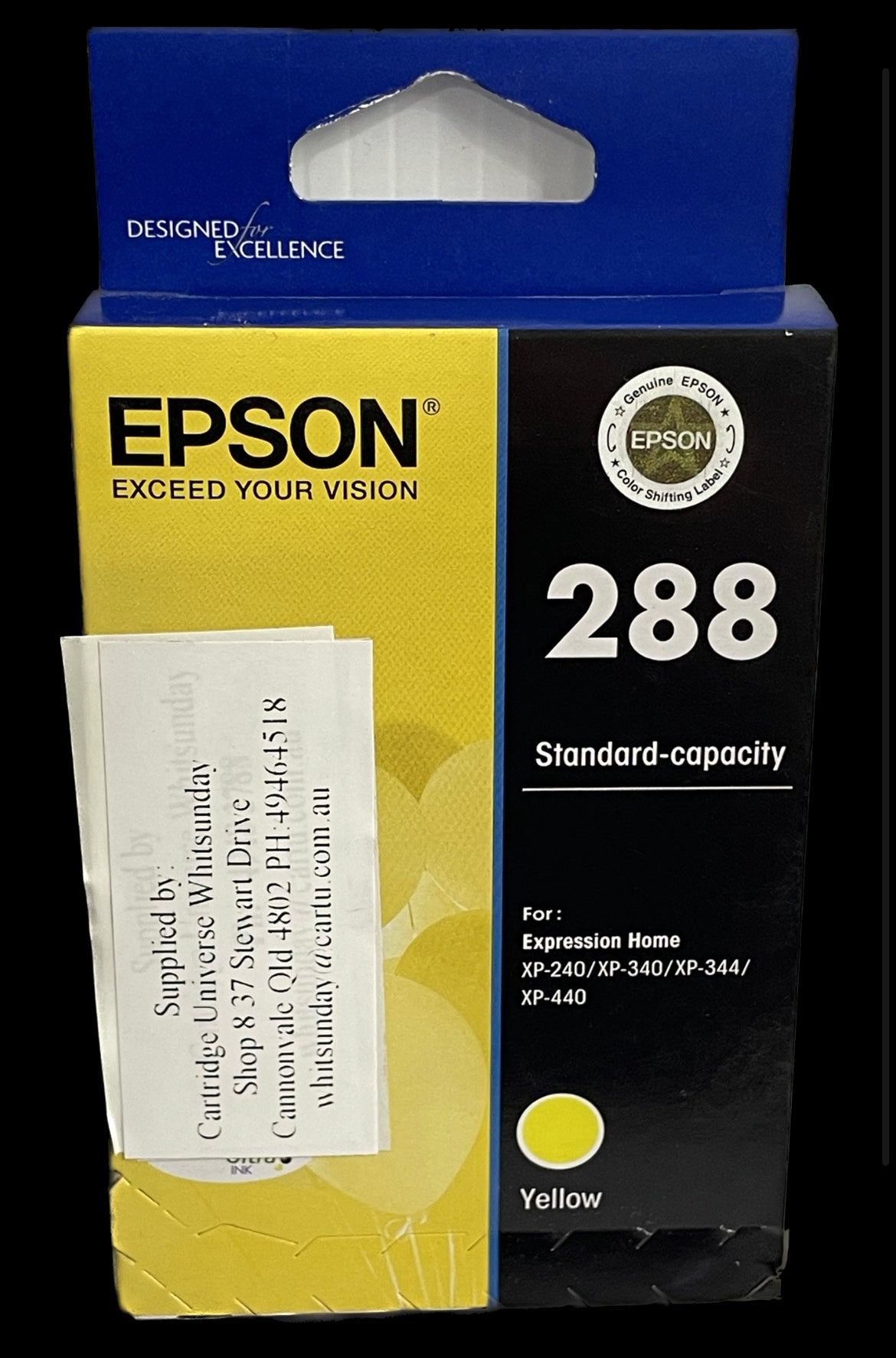 Epson 288 Yellow Ink Cartridge - Cartridge Universe Whitsundays