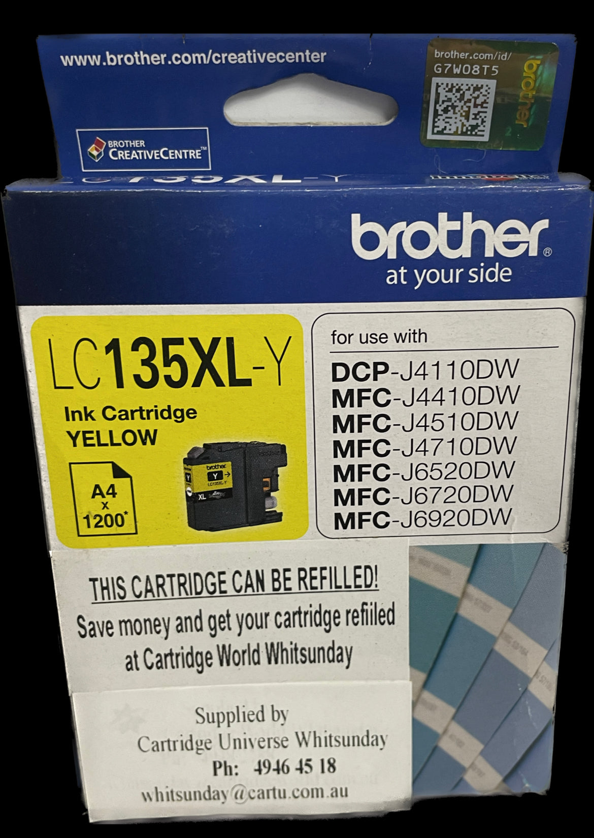Brother LC 135XLY (OEM) - Cartridge Universe Whitsundays