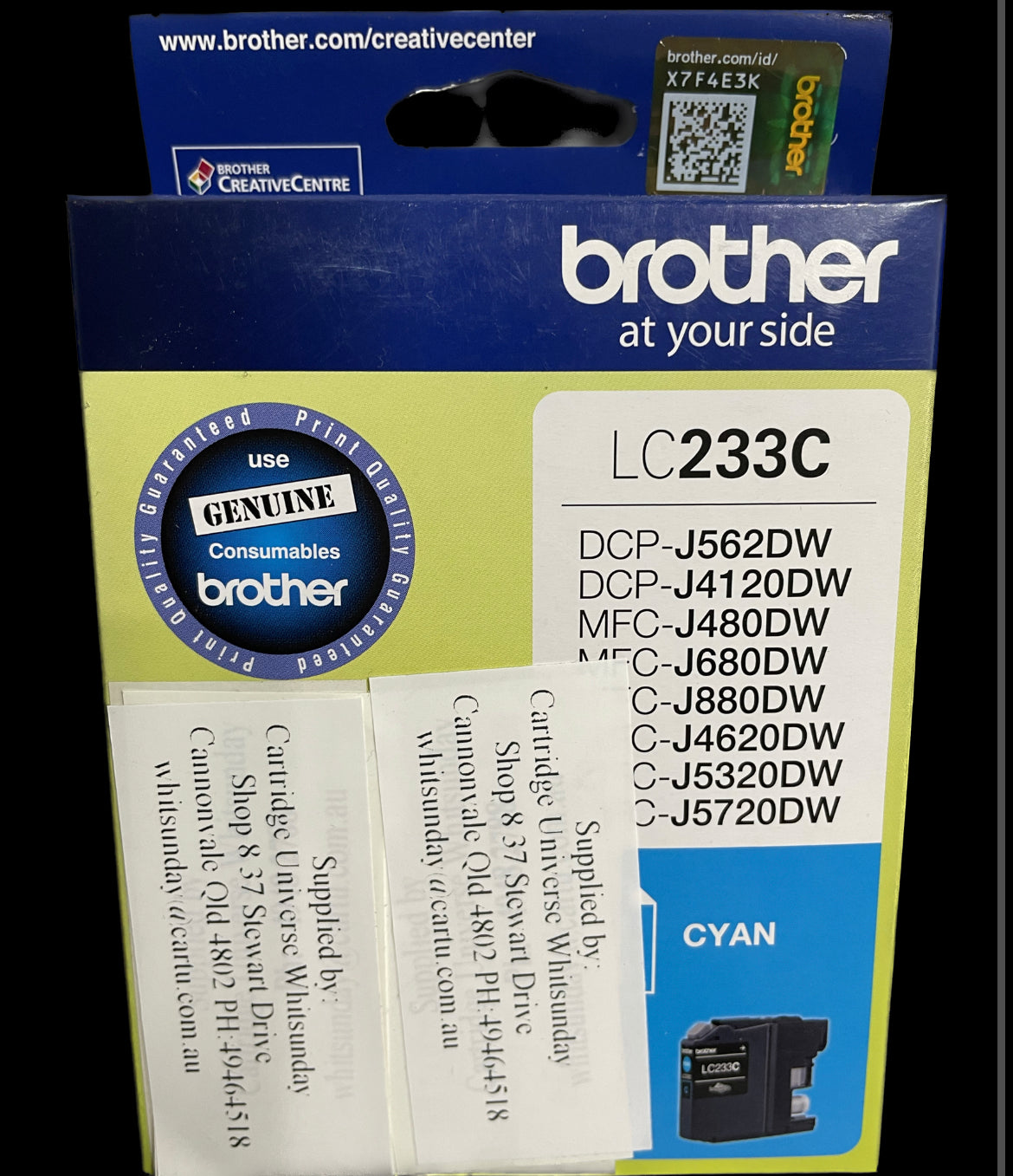 Brother LC 233 Cyan (OEM) - Cartridge Universe Whitsundays