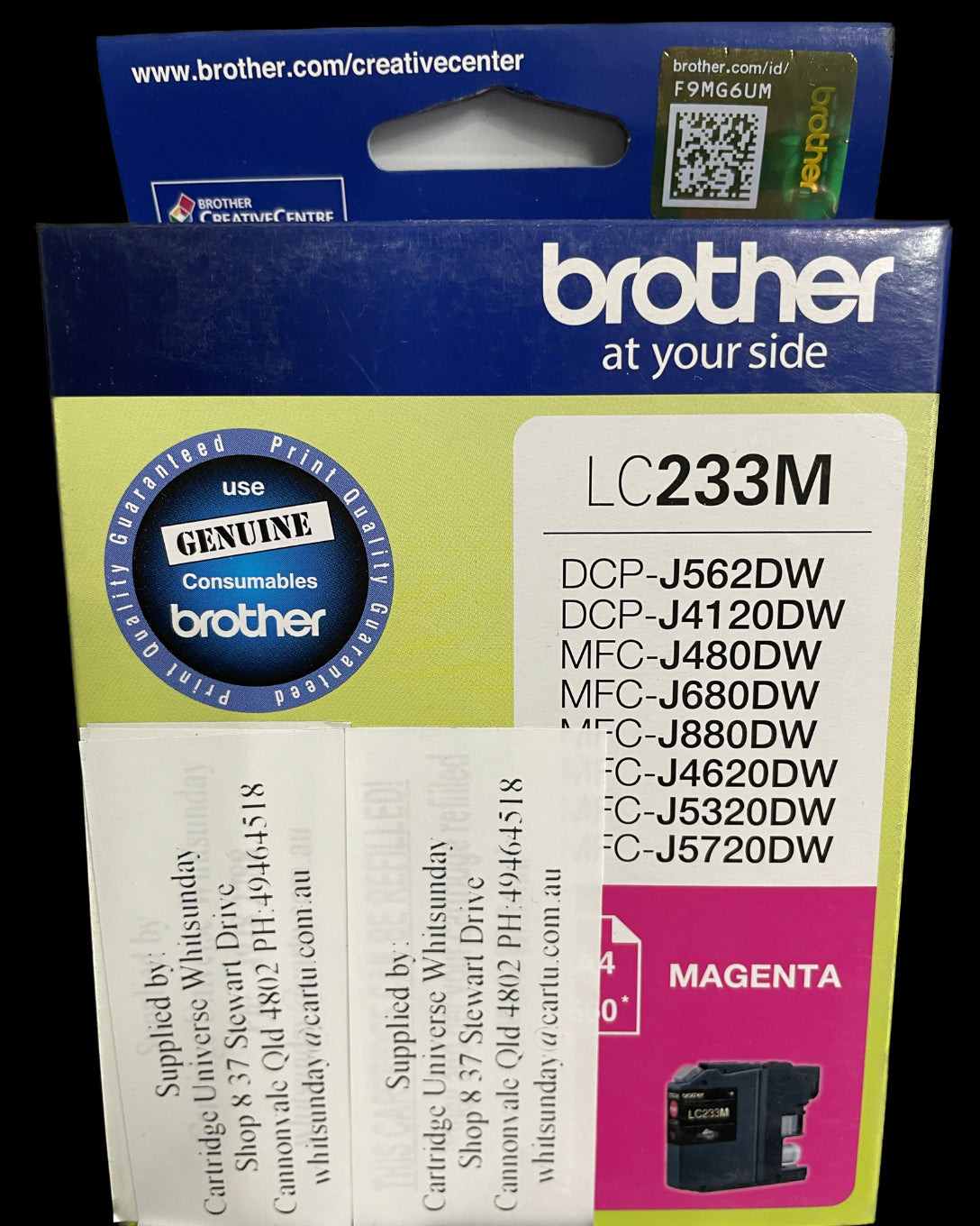 Brother LC 233 Magenta (OEM) - Cartridge Universe Whitsundays