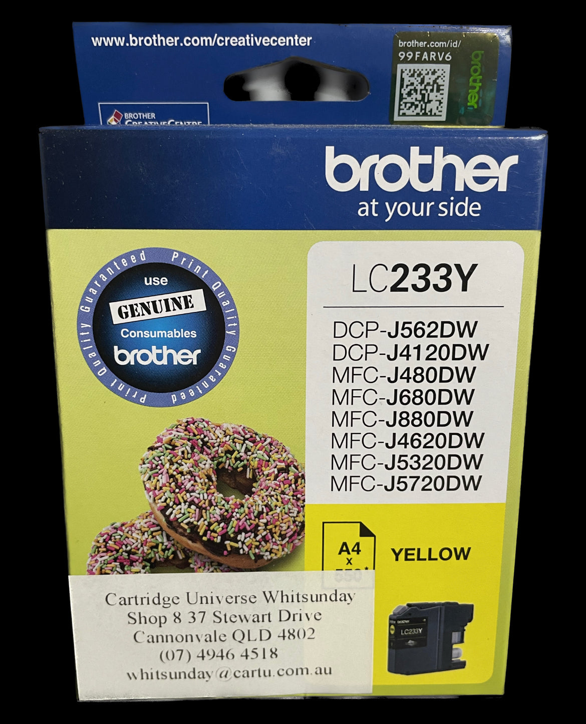 Brother LC 233 Yellow (OEM) - Cartridge Universe Whitsundays