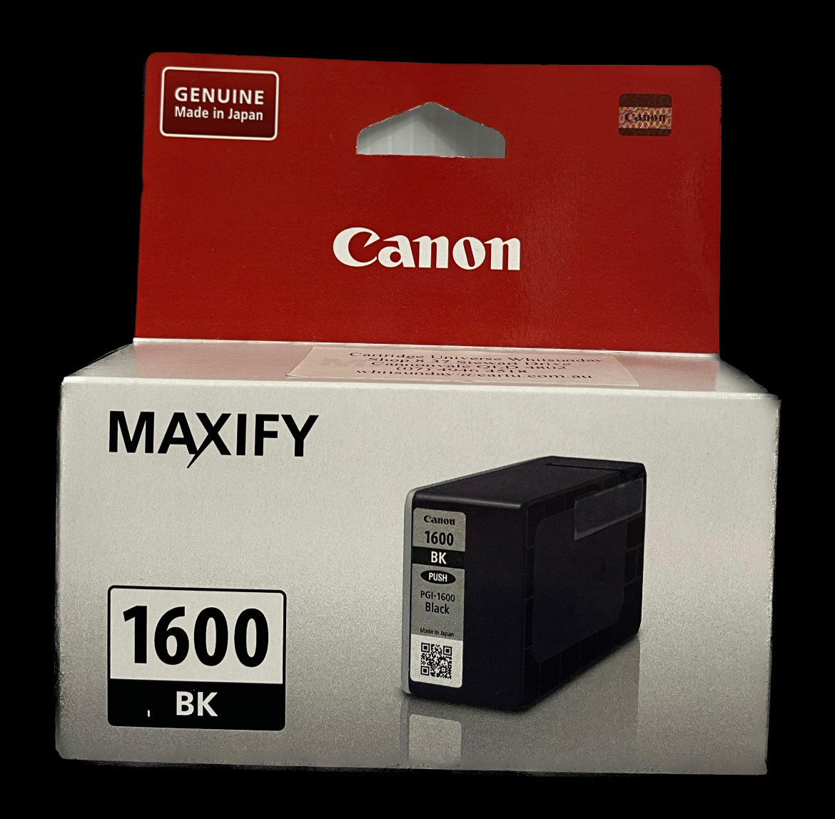 Canon PGI 1600 Black OEM Ink Cartridge - Cartridge Universe Whitsundays