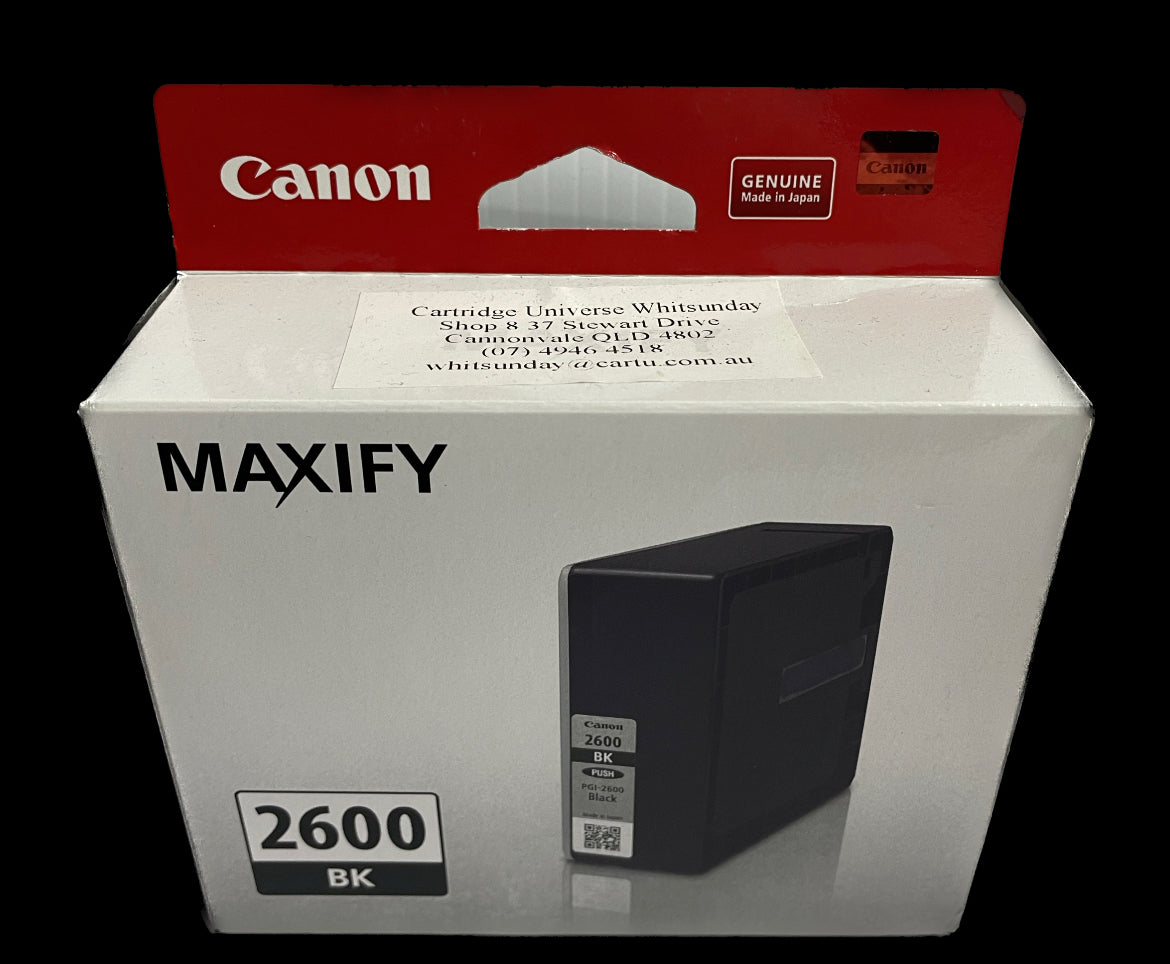 Canon PGI 2600 Black OEM Ink Cartridge - Cartridge Universe Whitsundays